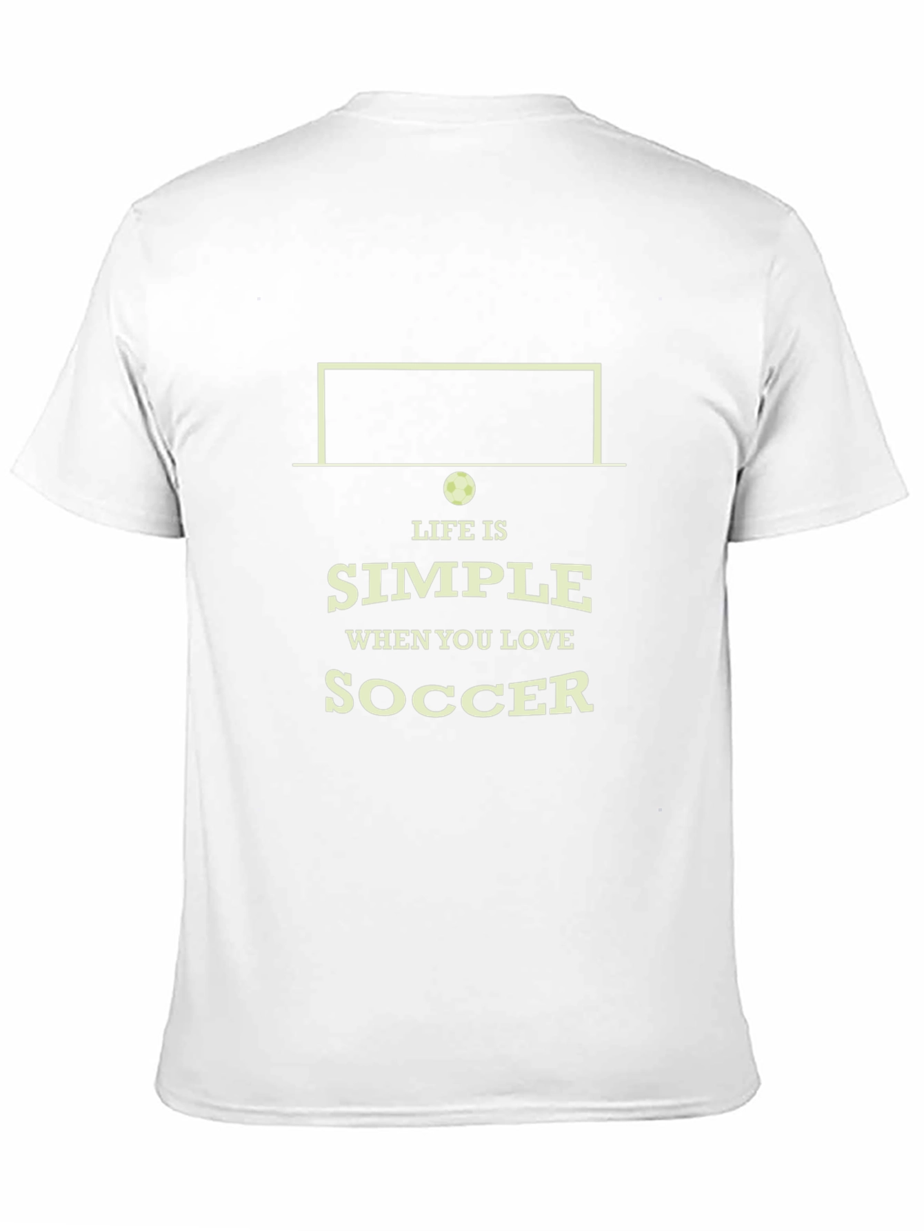 Life is Simple Soccer T-Shirt - Black