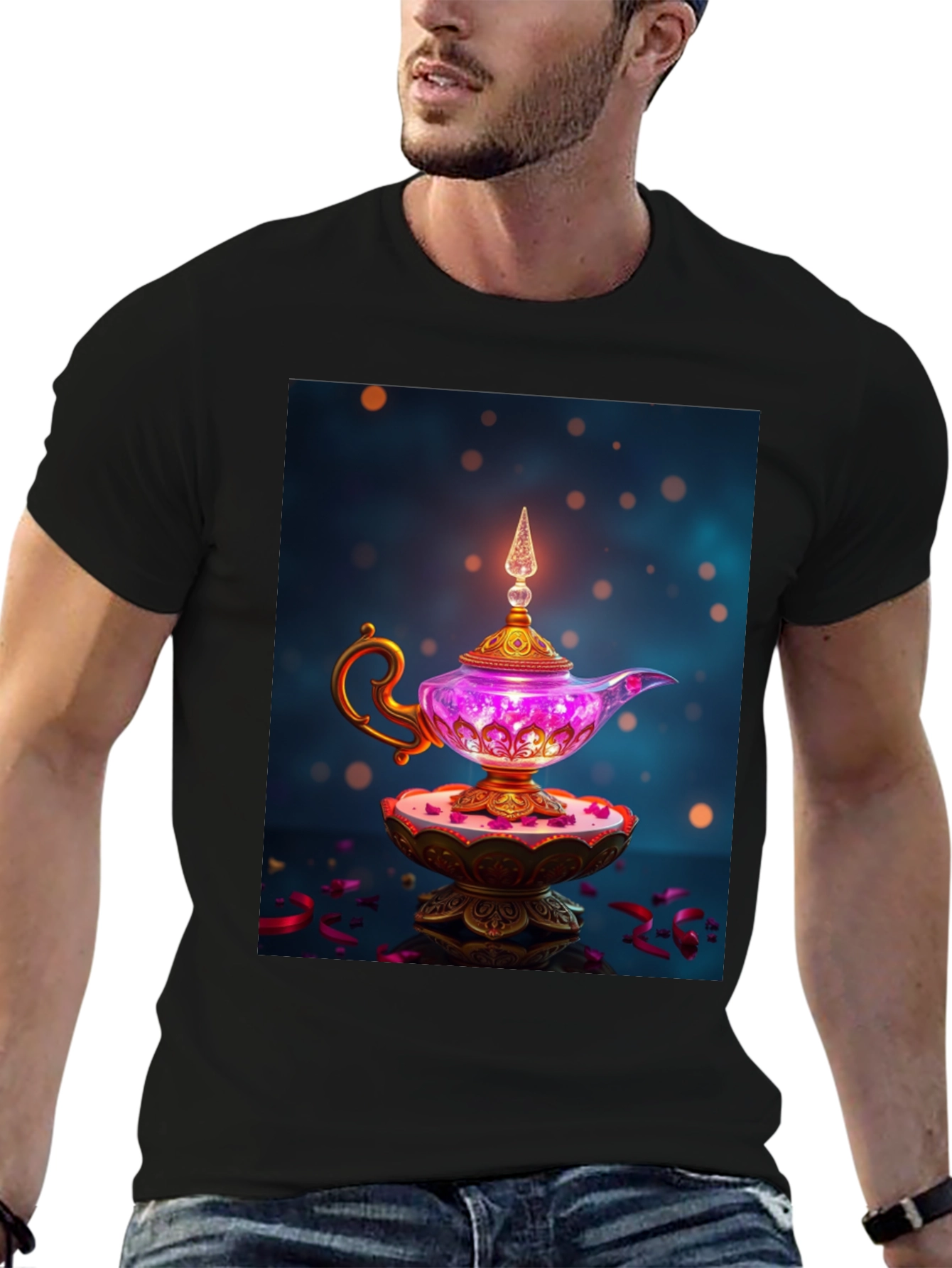 Magical Genie Lamp Graphic Tee