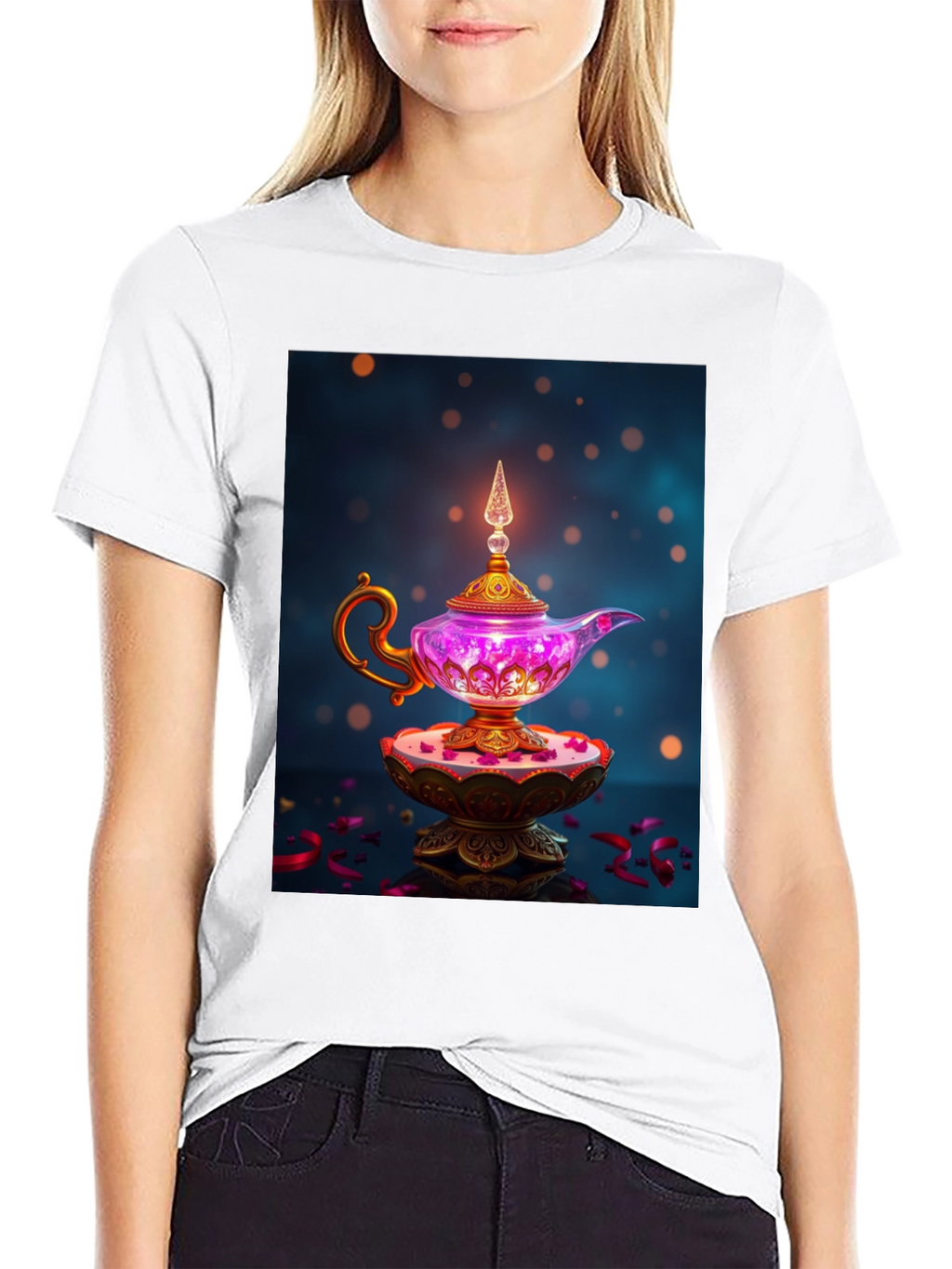 Magical Genie Lamp Graphic Tee