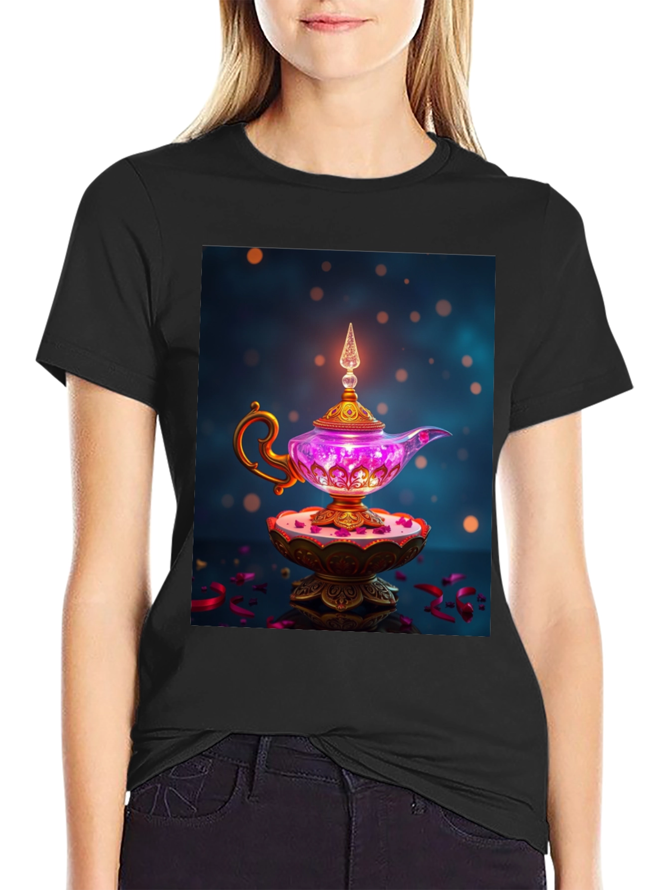 Magical Genie Lamp Graphic Tee