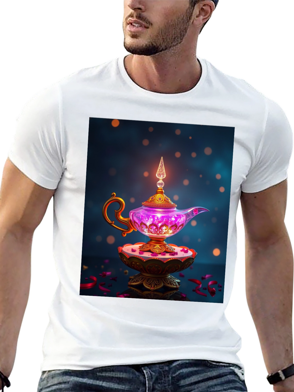 Magical Genie Lamp Graphic Tee