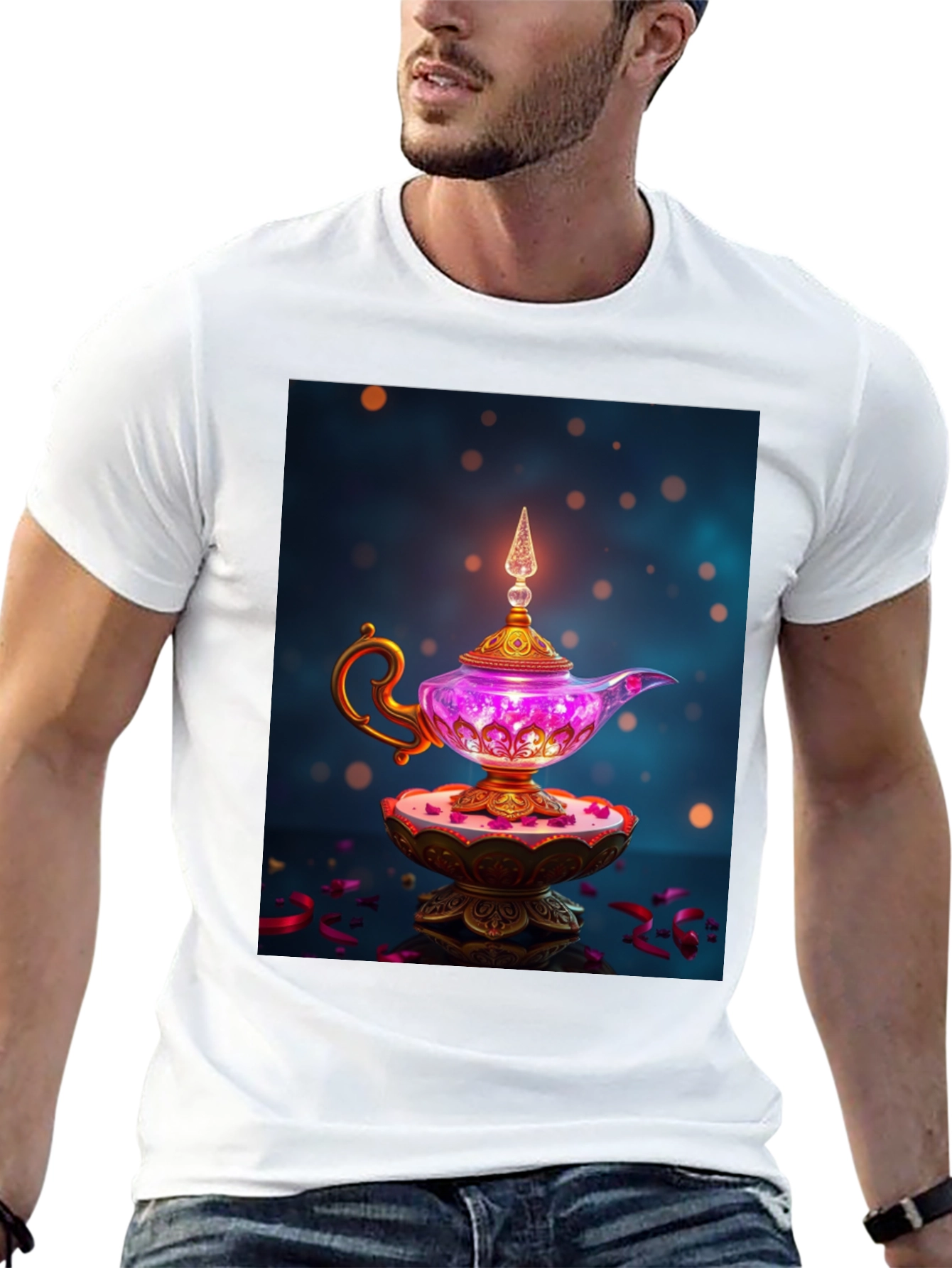 Magical Genie Lamp Graphic Tee