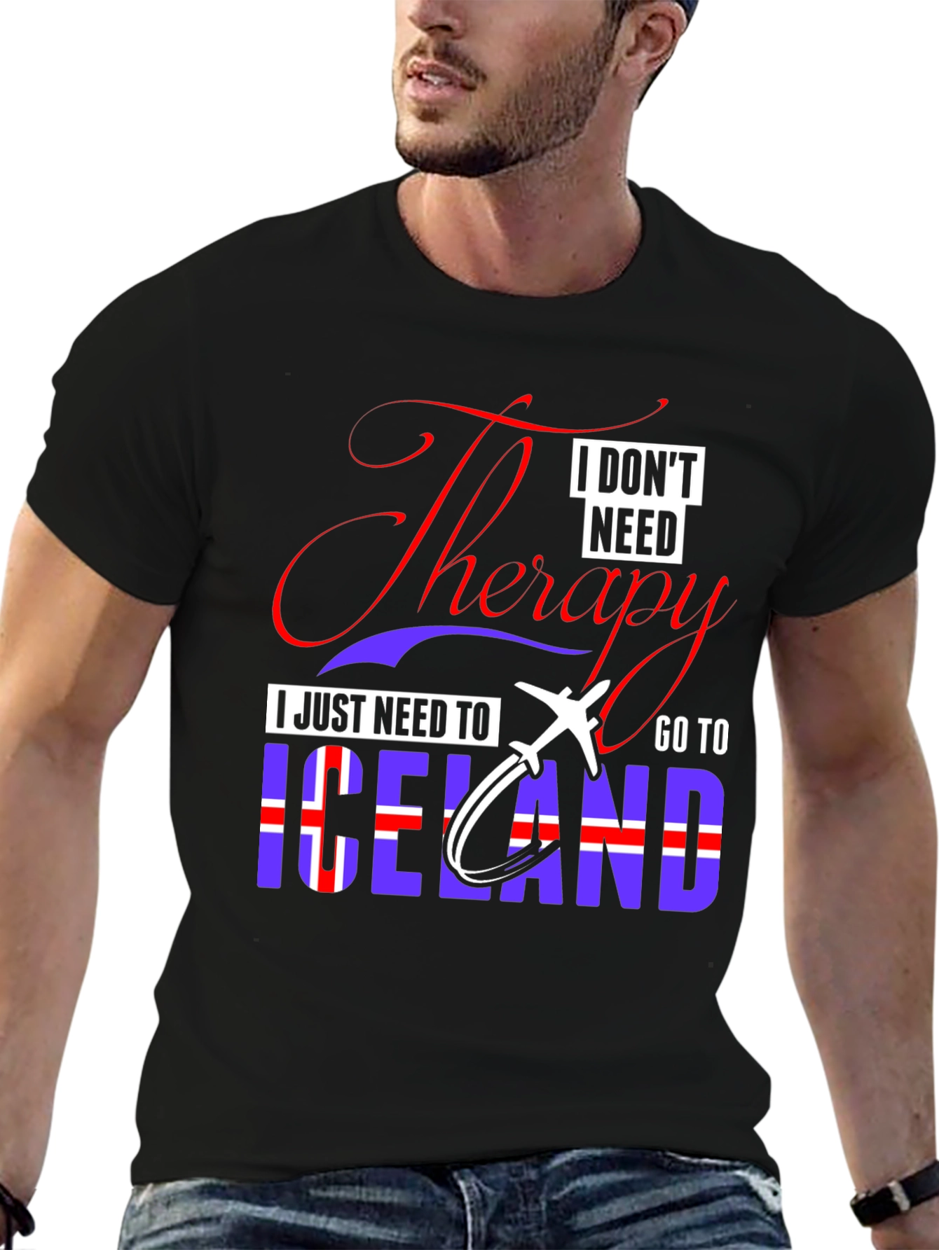 Iceland Therapy Graphic Tee