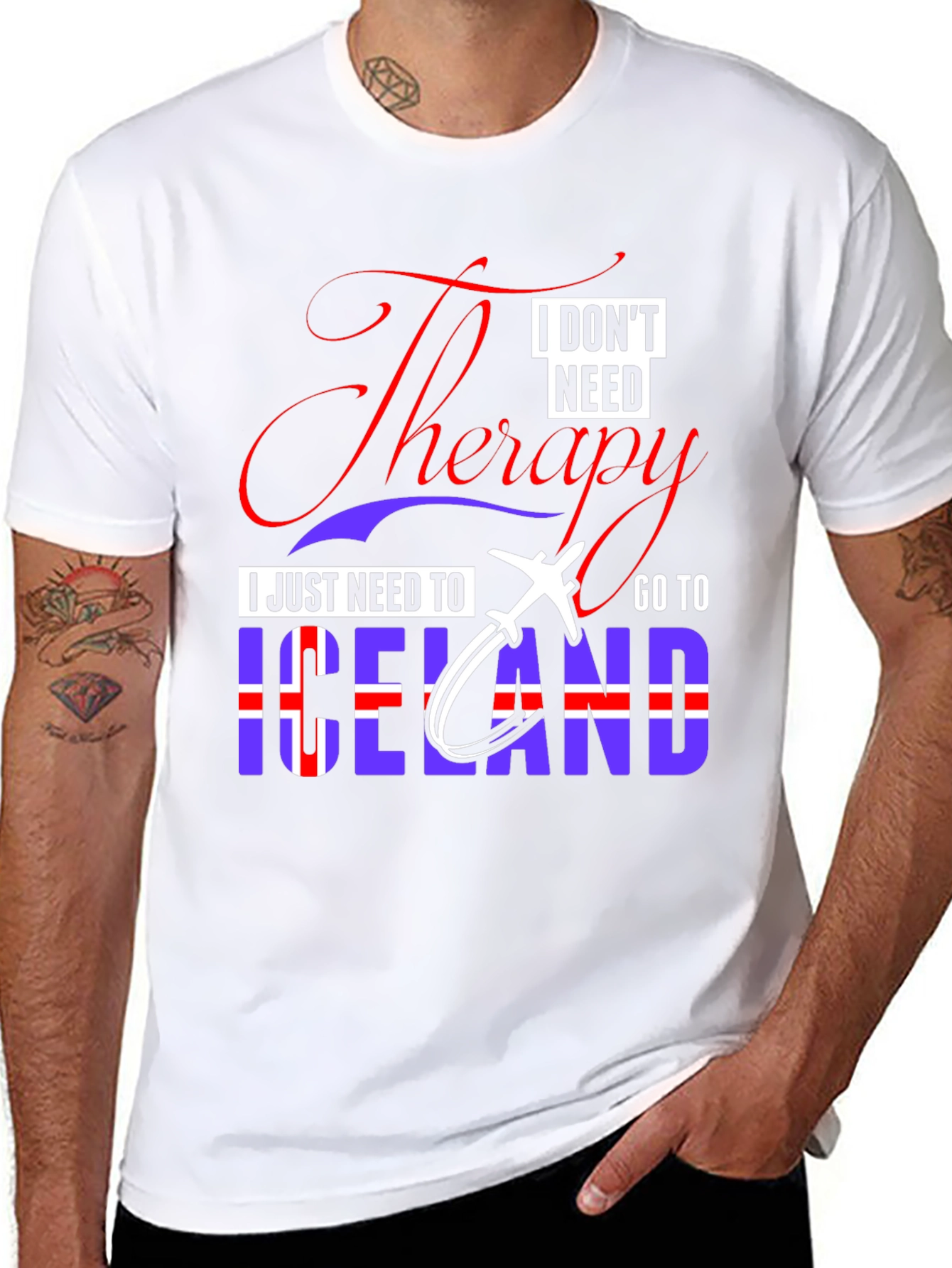 Iceland Therapy Graphic Tee