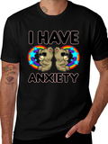 Anxiety Bear Graphic T-Shirt - Quirky Comfort
