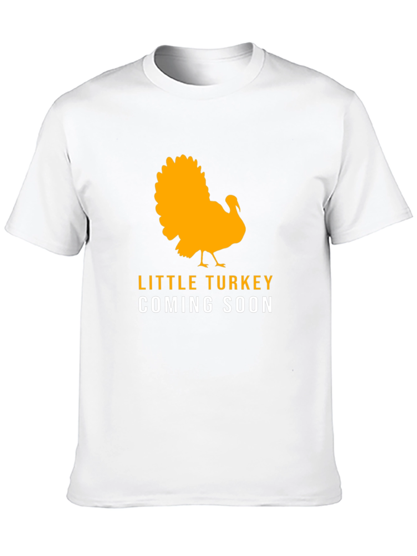 Little Turkey Coming Soon Black T-Shirt