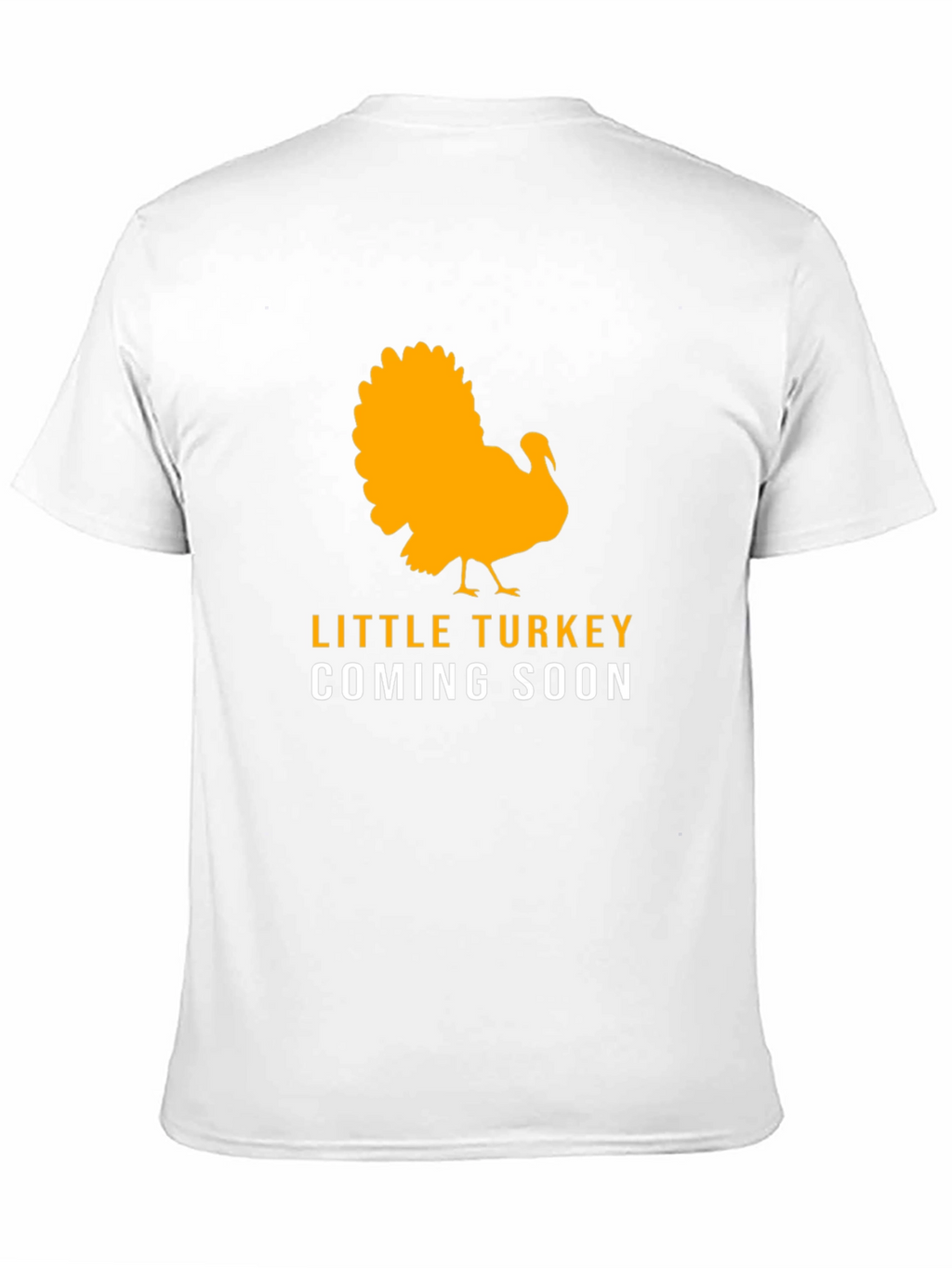Little Turkey Coming Soon Black T-Shirt