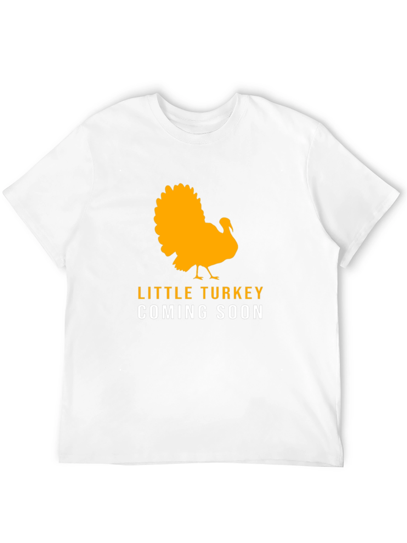 Little Turkey Coming Soon Black T-Shirt
