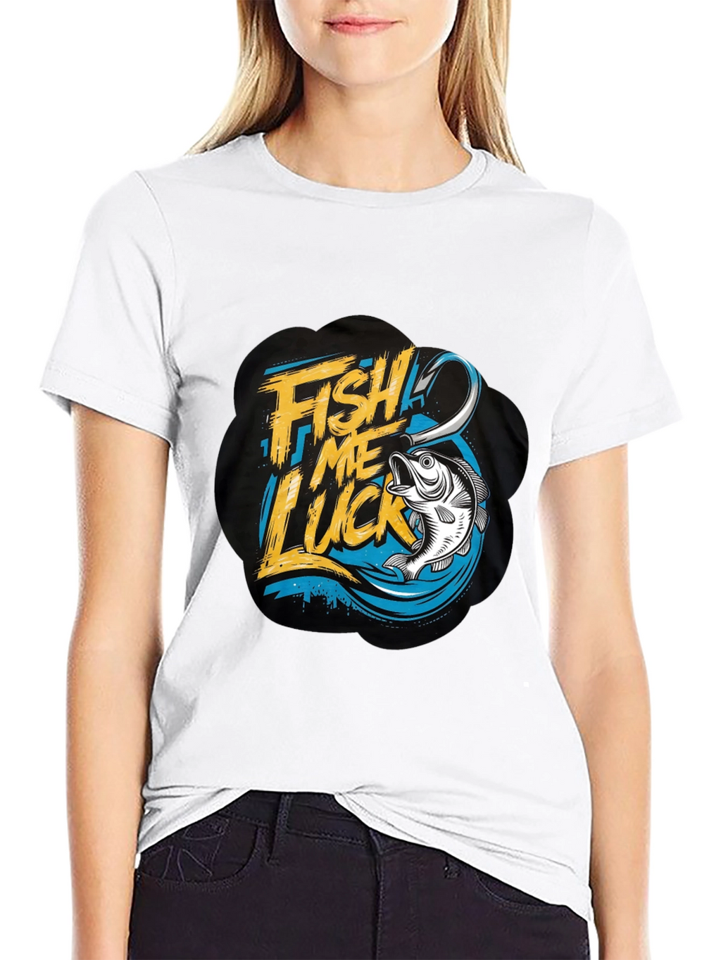 Fish Me Luck T-Shirt - Fishing Graphic Tee