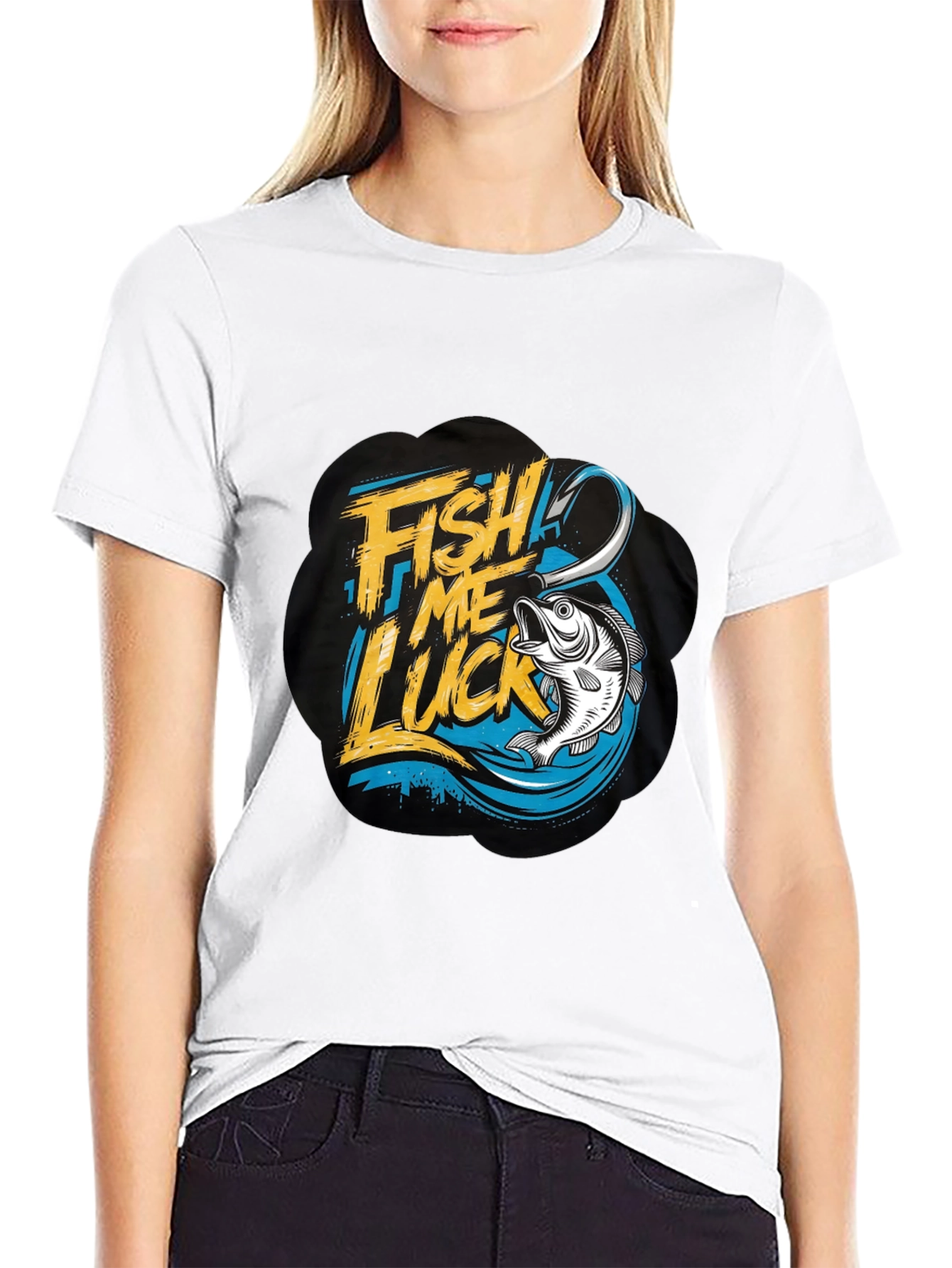 Fish Me Luck T-Shirt - Fishing Graphic Tee