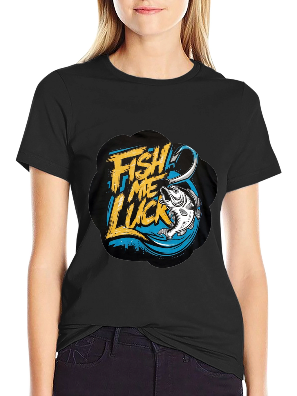Fish Me Luck T-Shirt - Fishing Graphic Tee