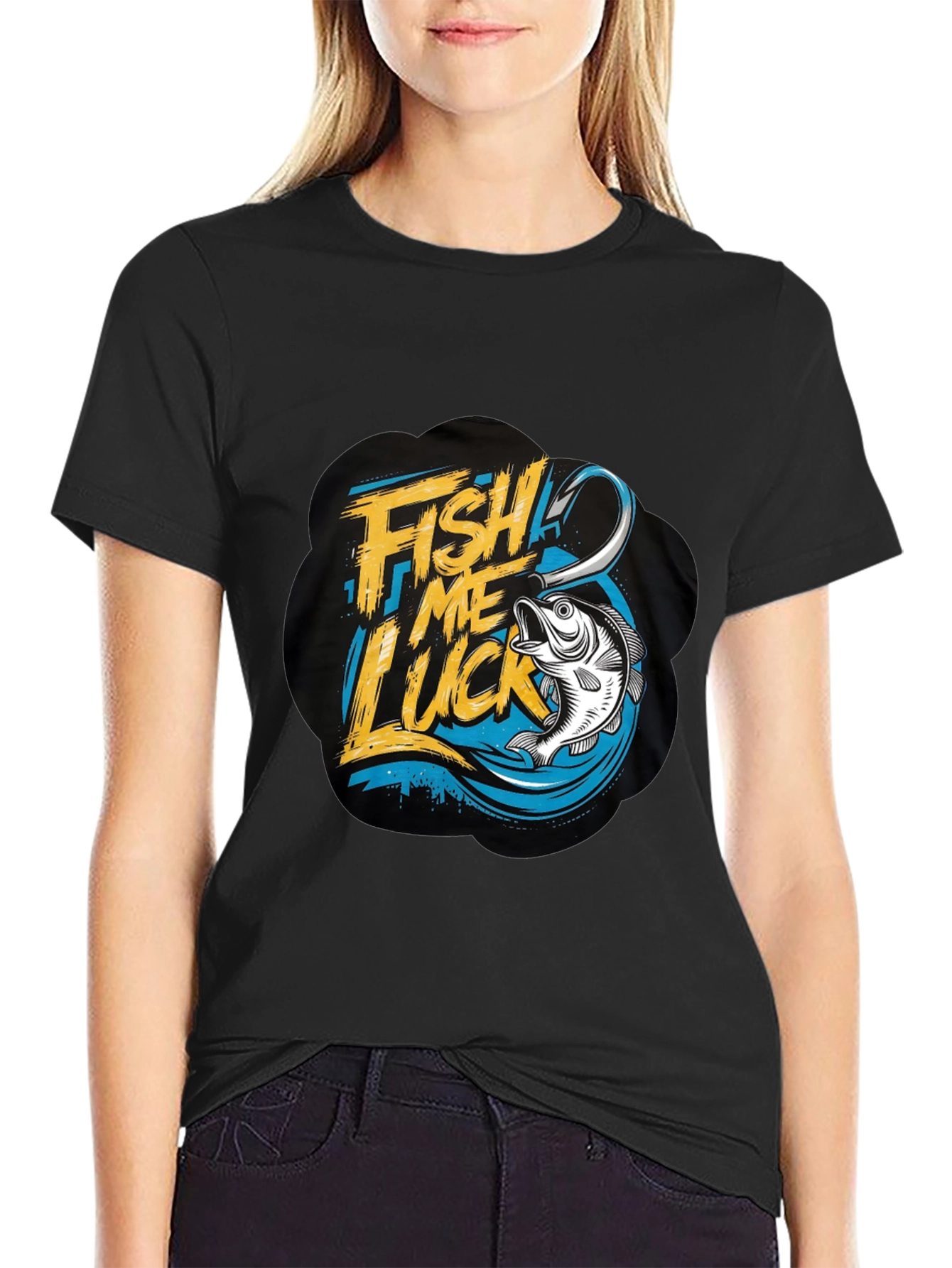 Fish Me Luck T-Shirt - Fishing Graphic Tee