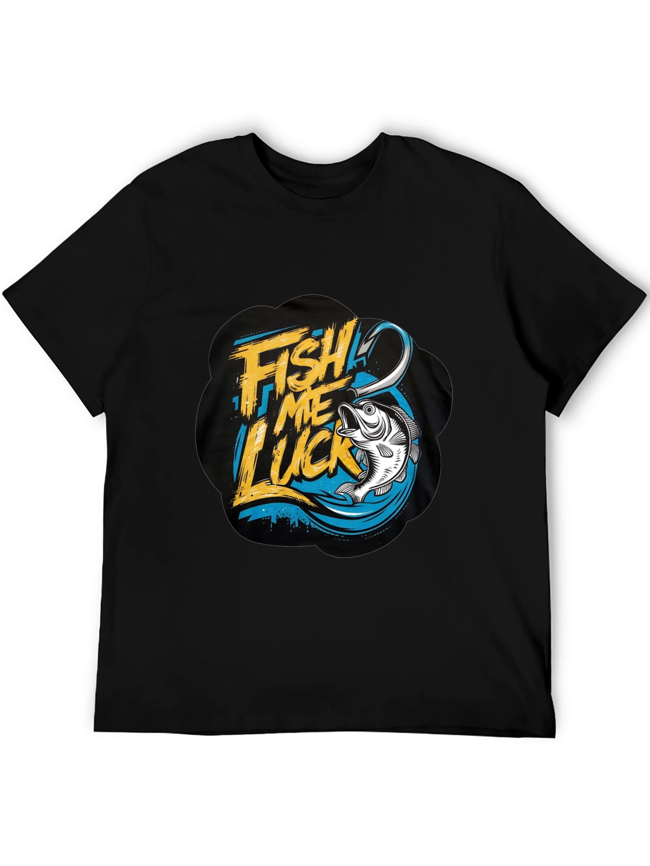 Fish Me Luck T-Shirt - Fishing Graphic Tee
