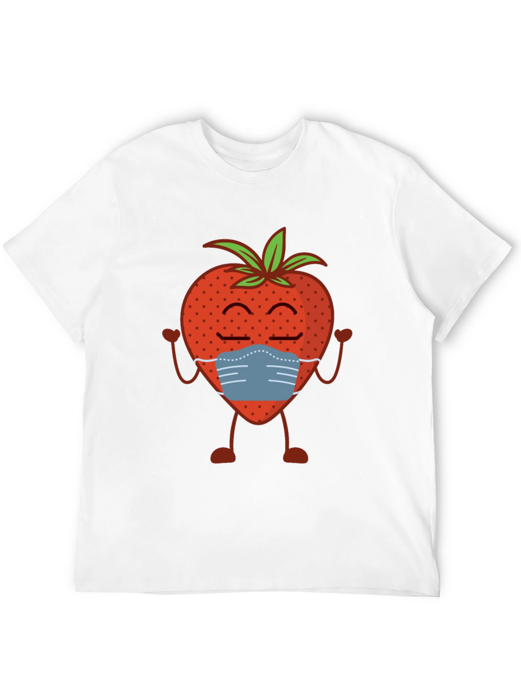 Strawberry Mask T-Shirt - Stay Safe & Stylish!
