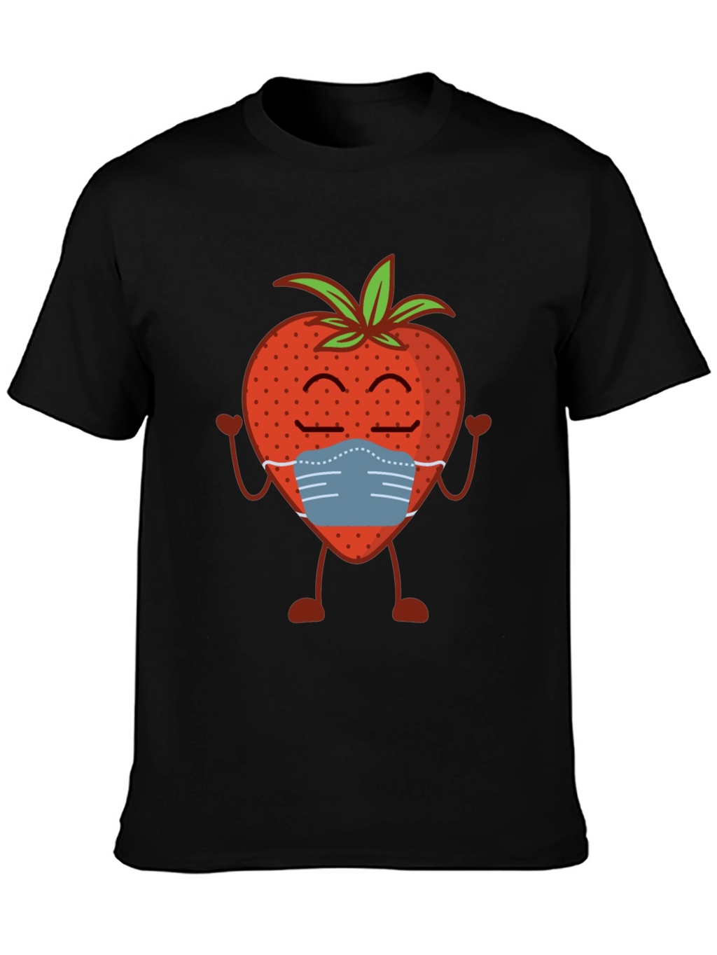 Strawberry Mask T-Shirt - Stay Safe & Stylish!