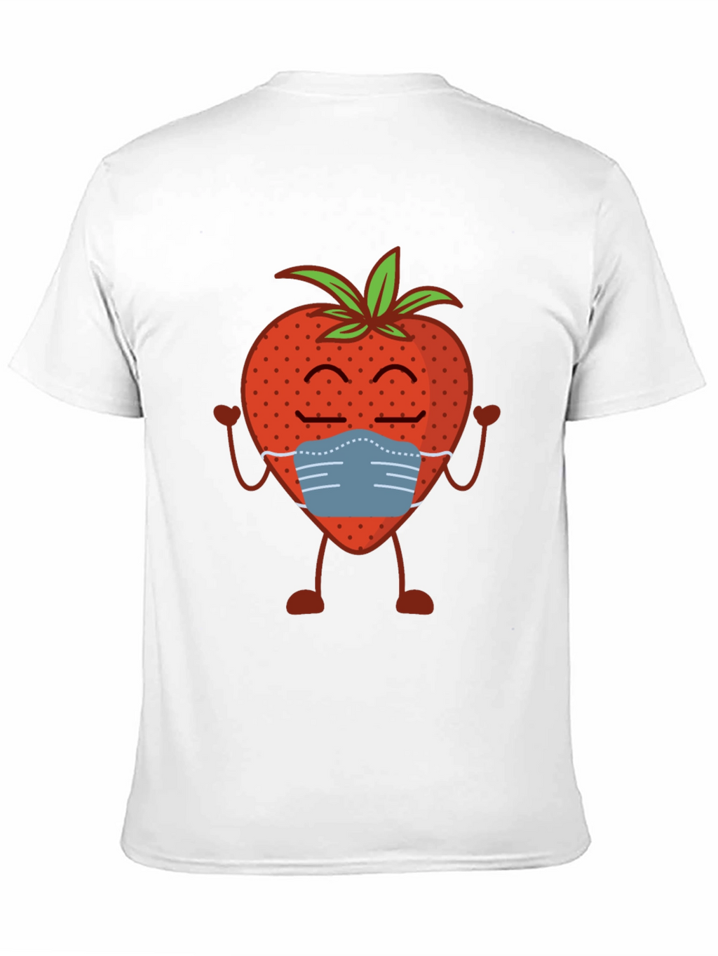 Strawberry Mask T-Shirt - Stay Safe & Stylish!