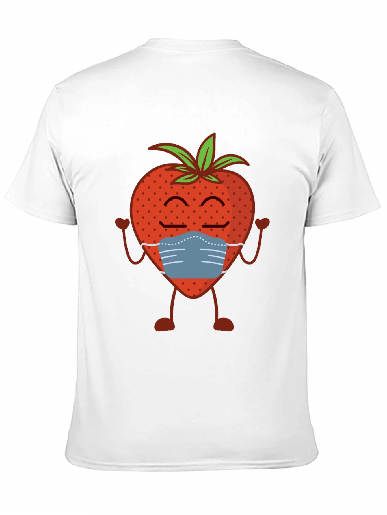 Strawberry Mask T-Shirt - Stay Safe & Stylish!