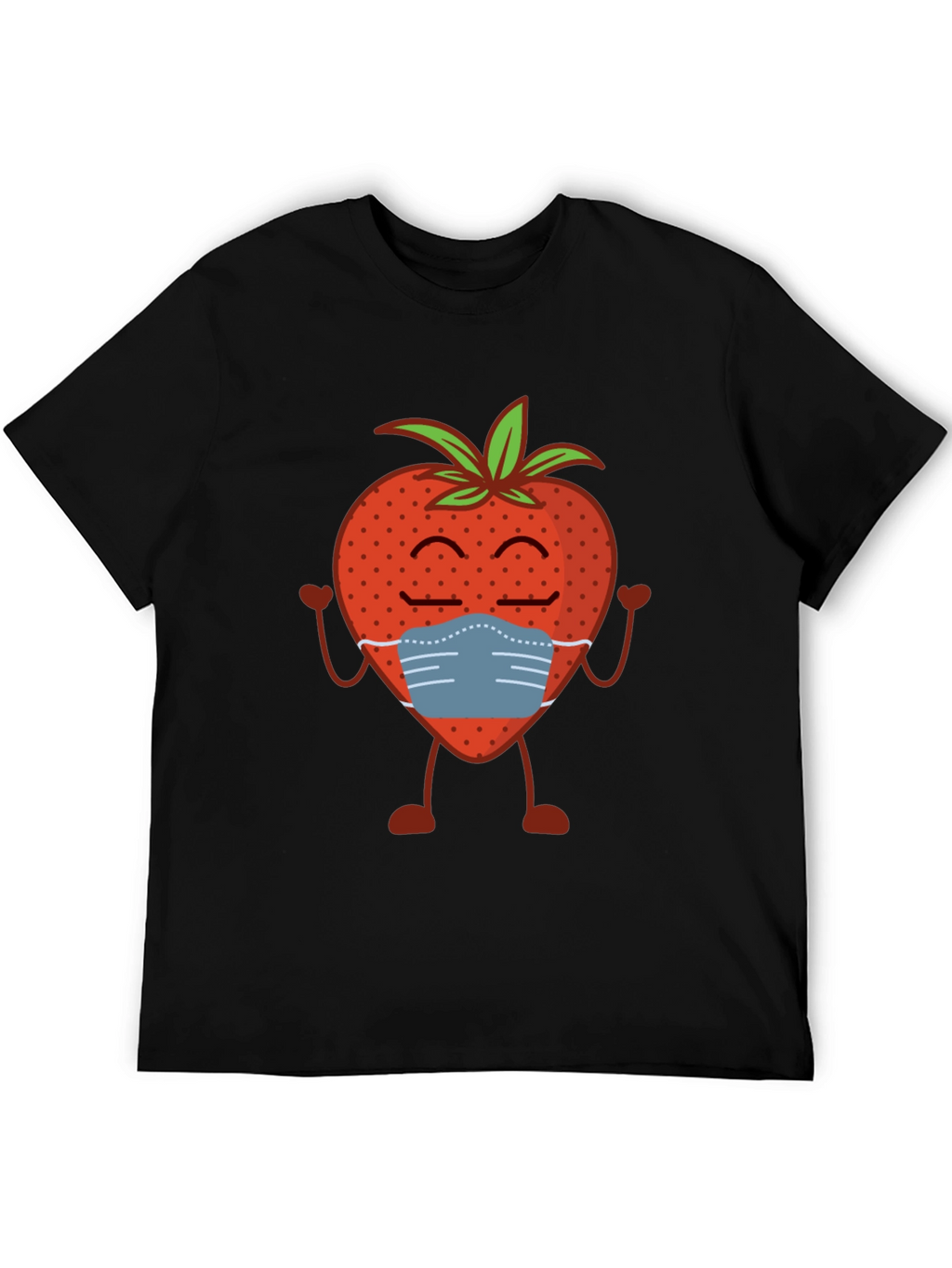 Strawberry Mask T-Shirt - Stay Safe & Stylish!