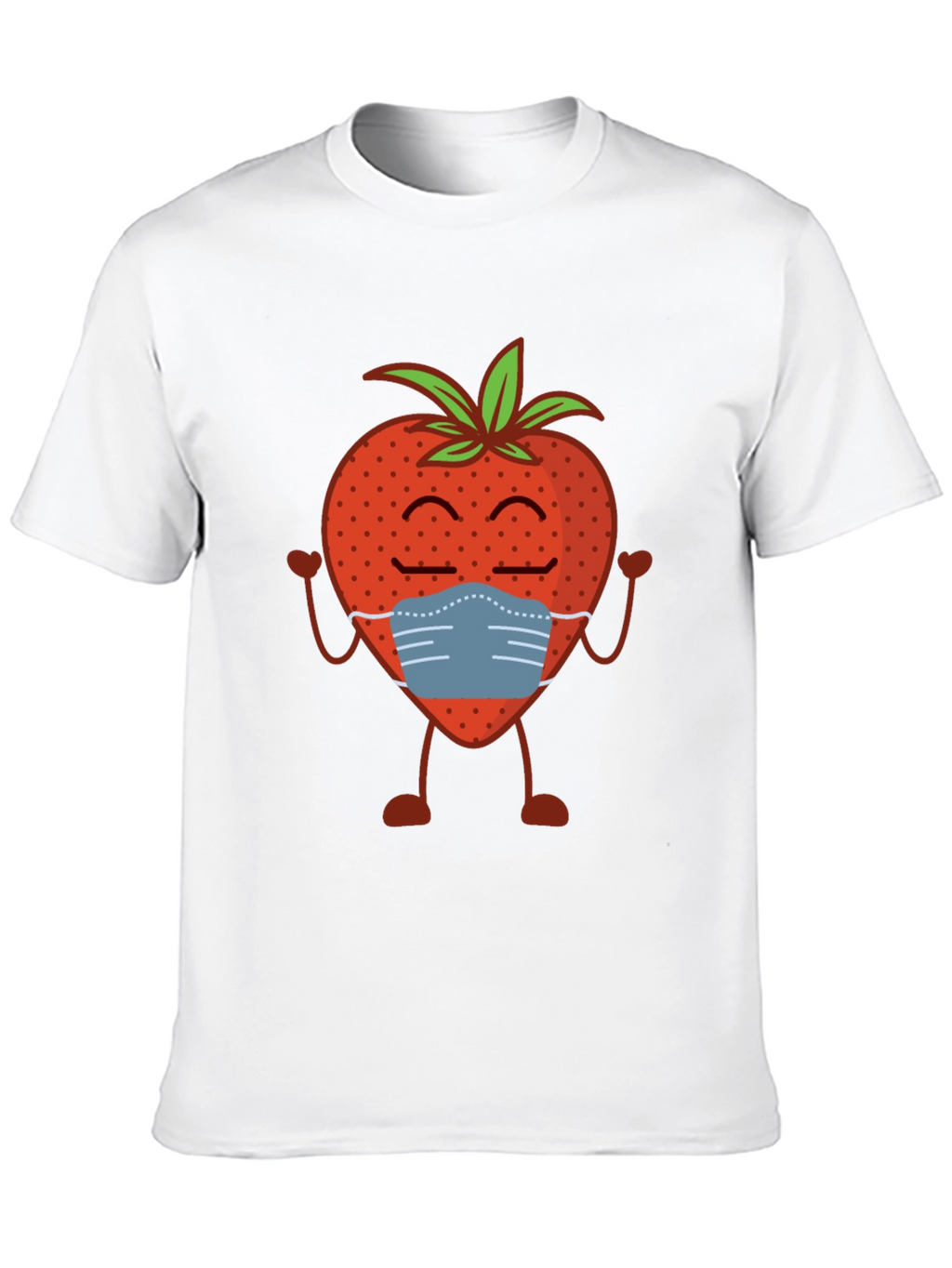 Strawberry Mask T-Shirt - Stay Safe & Stylish!