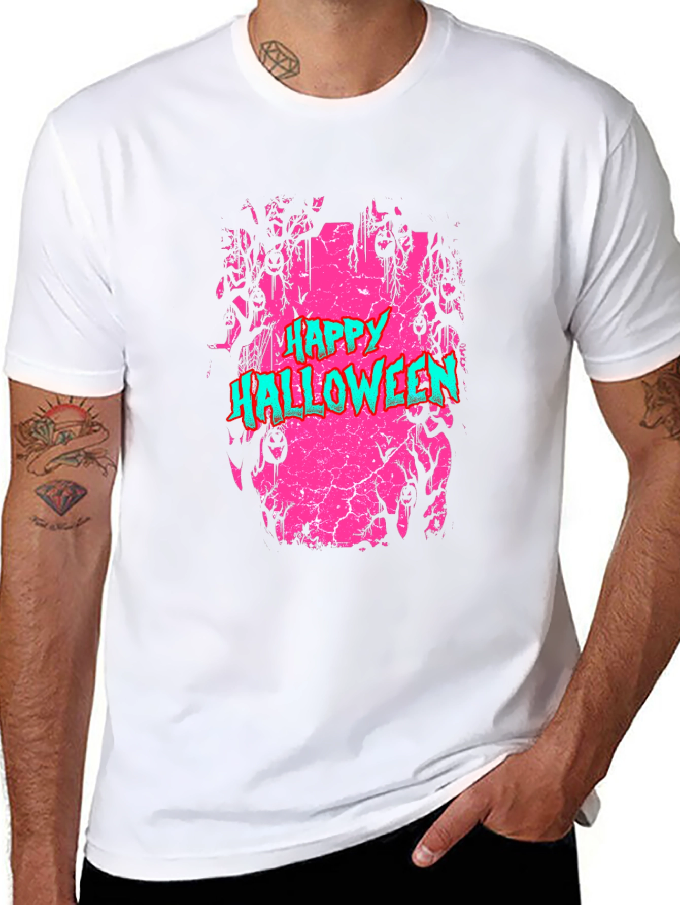 Happy Halloween Graphic Tee - Spooky Season