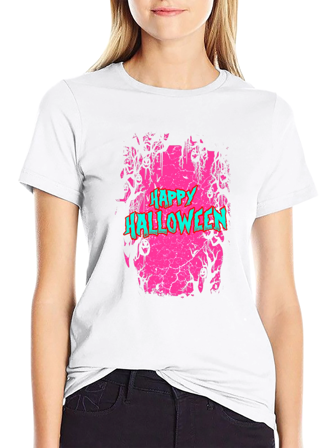 Happy Halloween Graphic Tee - Spooky Season