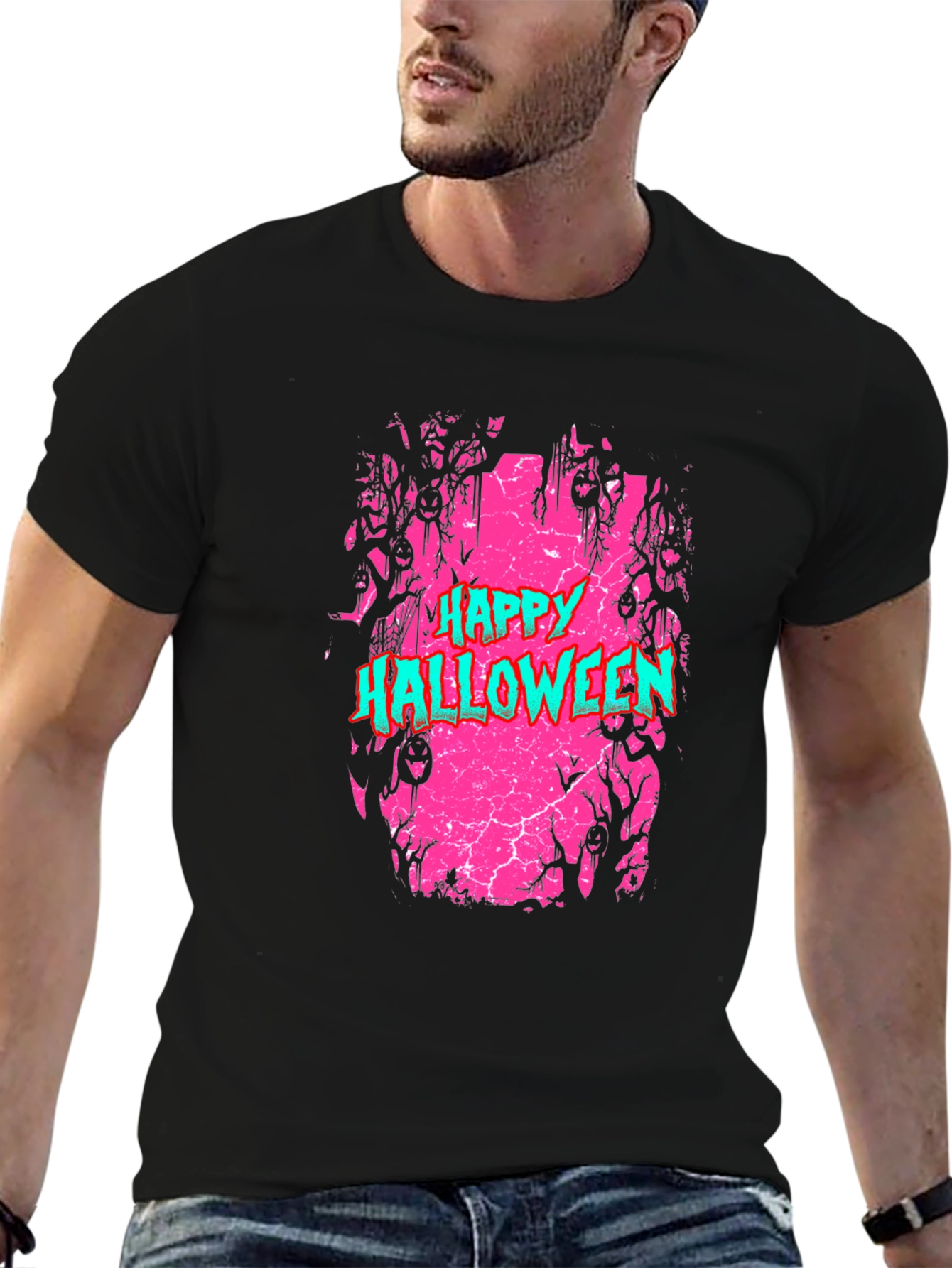 Happy Halloween Graphic Tee - Spooky Season