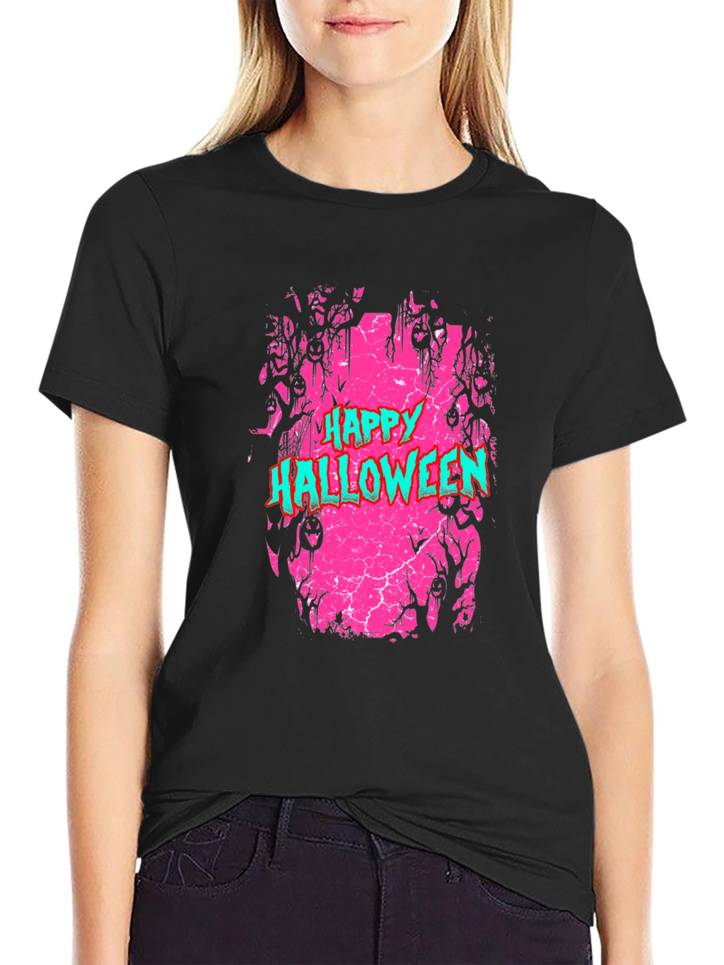 Happy Halloween Graphic Tee - Spooky Season