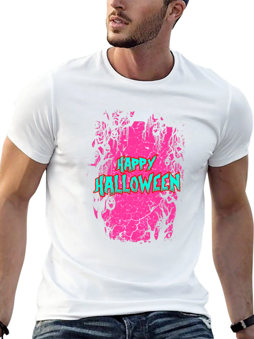 Happy Halloween Graphic Tee - Spooky Season