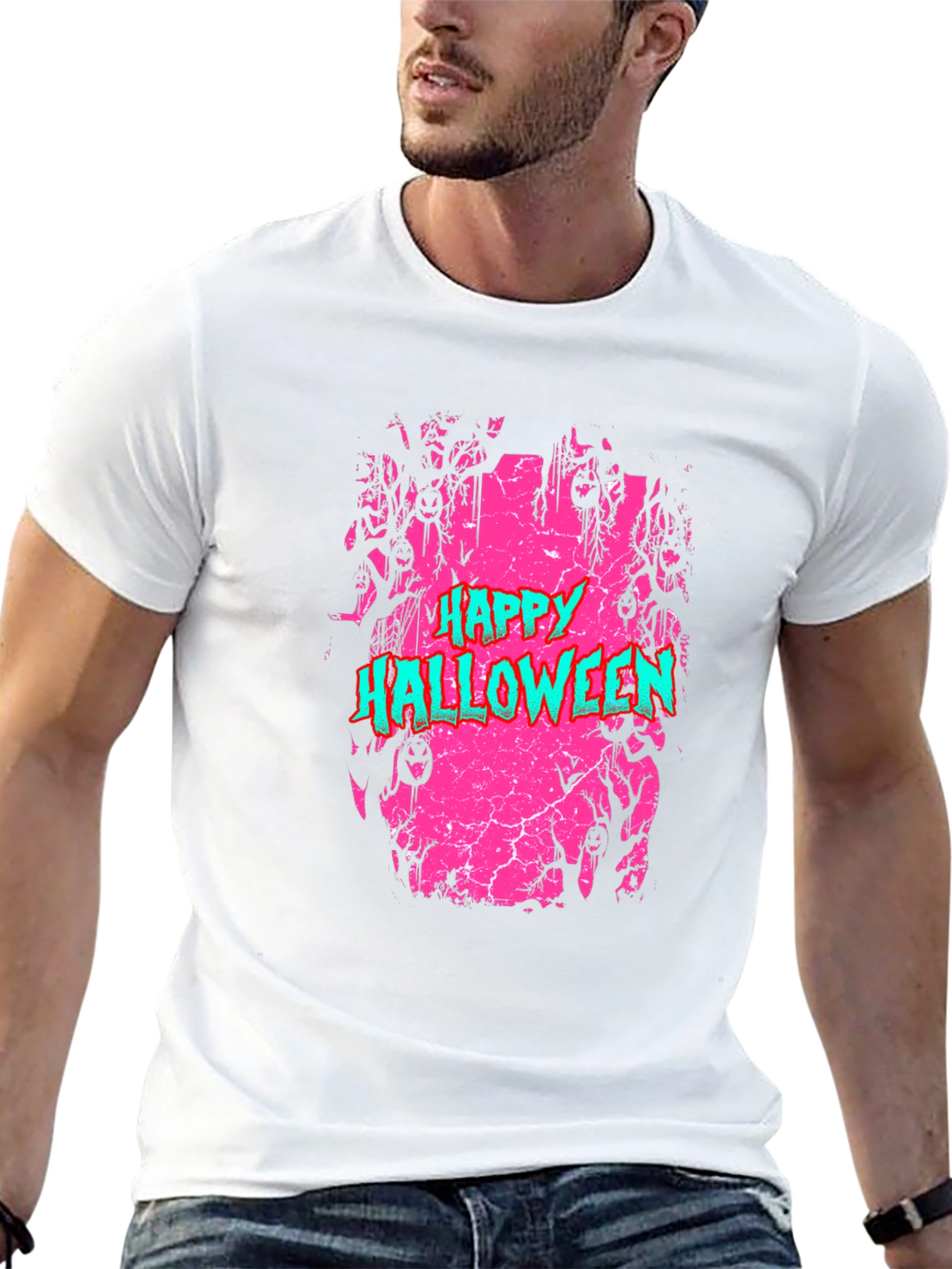 Happy Halloween Graphic Tee - Spooky Season