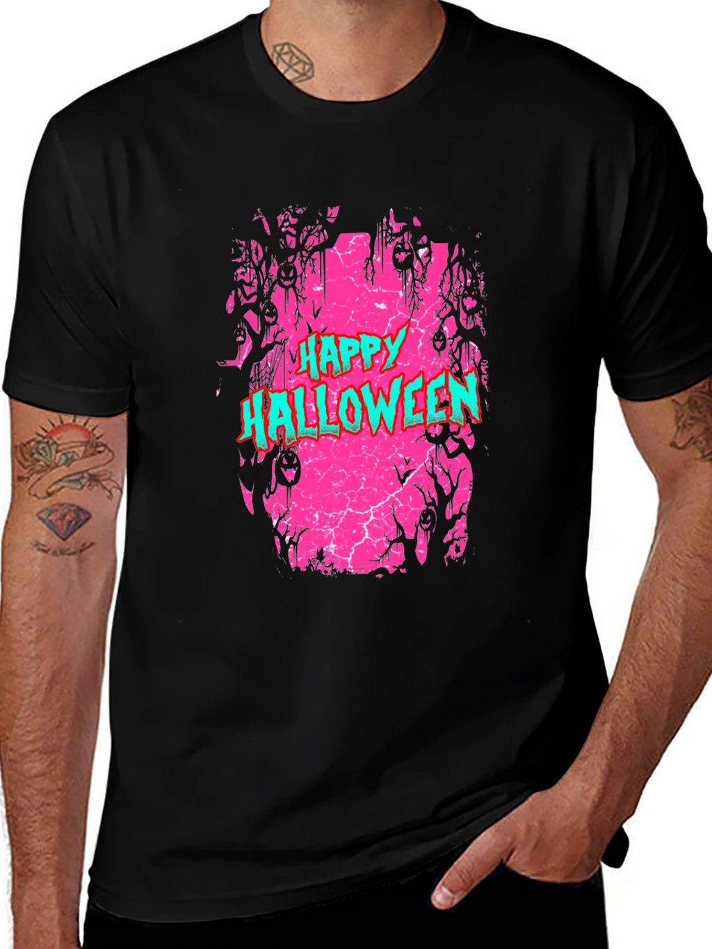 Happy Halloween Graphic Tee - Spooky Season