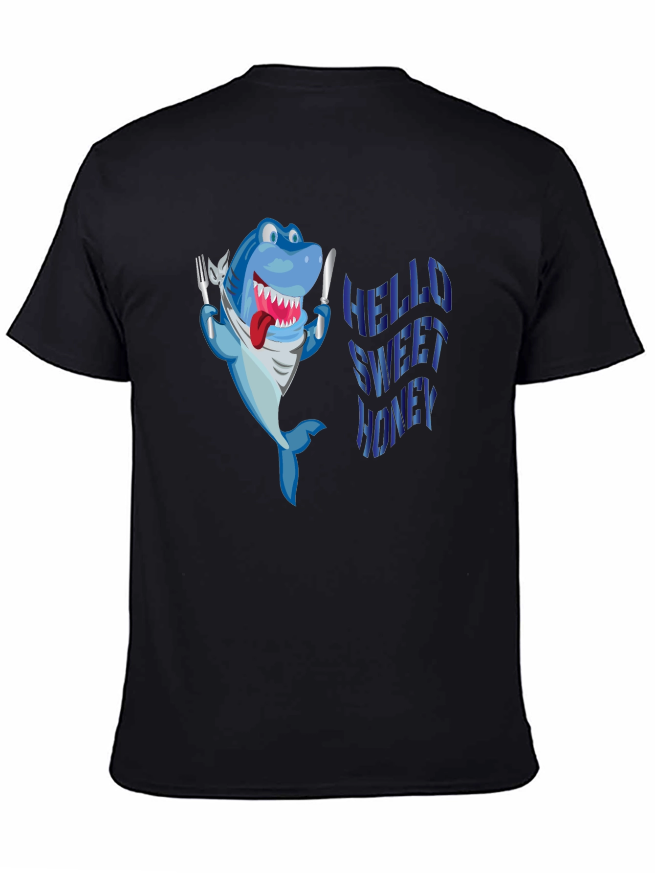Hungry Shark Black T-Shirt