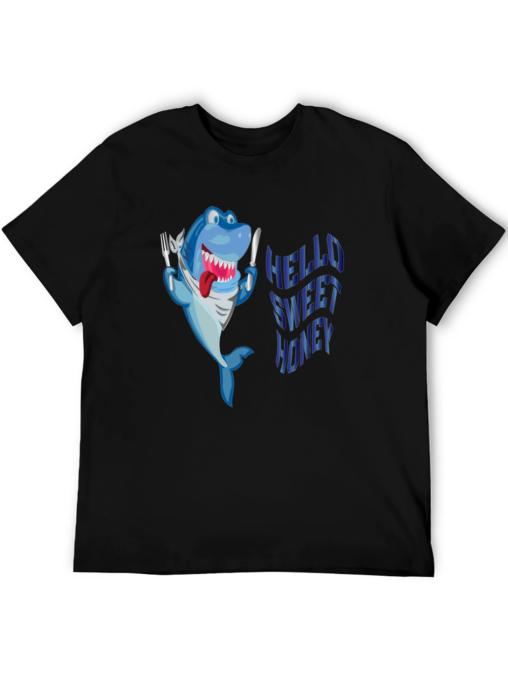 Hungry Shark Black T-Shirt