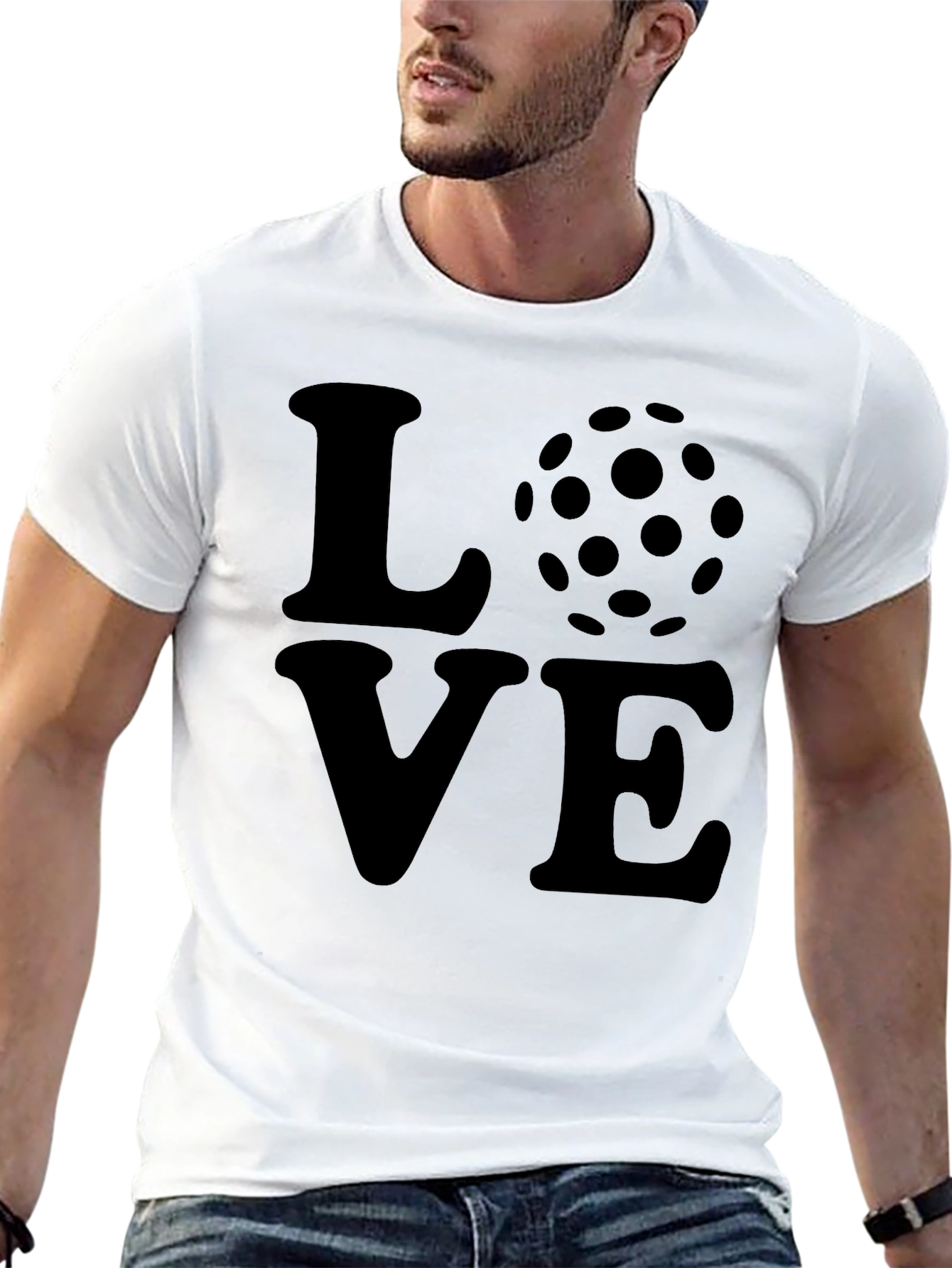 LOVE Pickleball Graphic T-Shirt - Stylish & Sporty