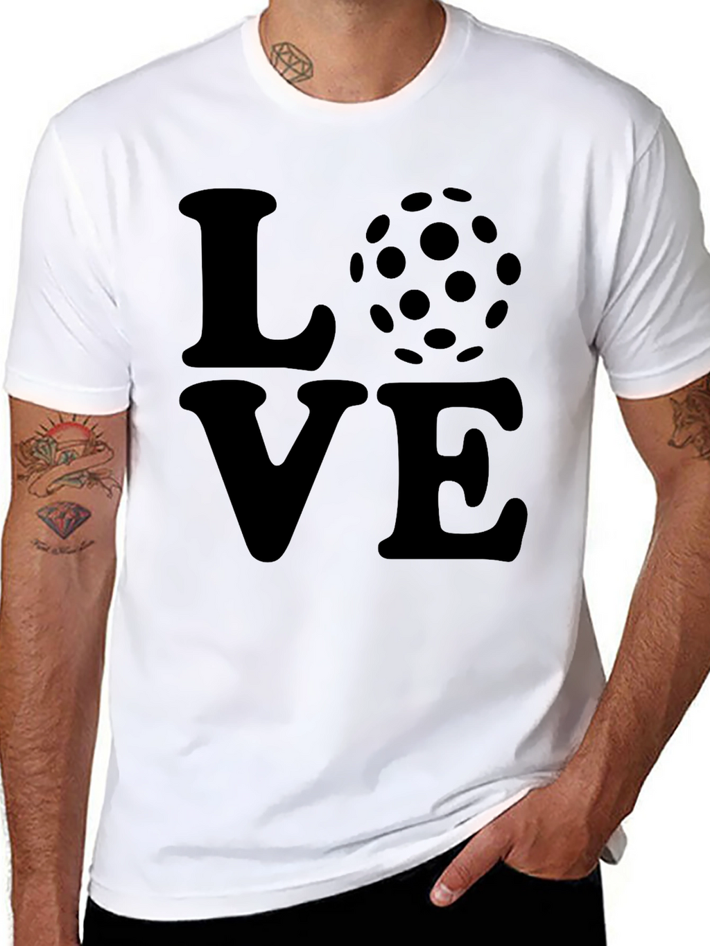 LOVE Pickleball Graphic T-Shirt - Stylish & Sporty