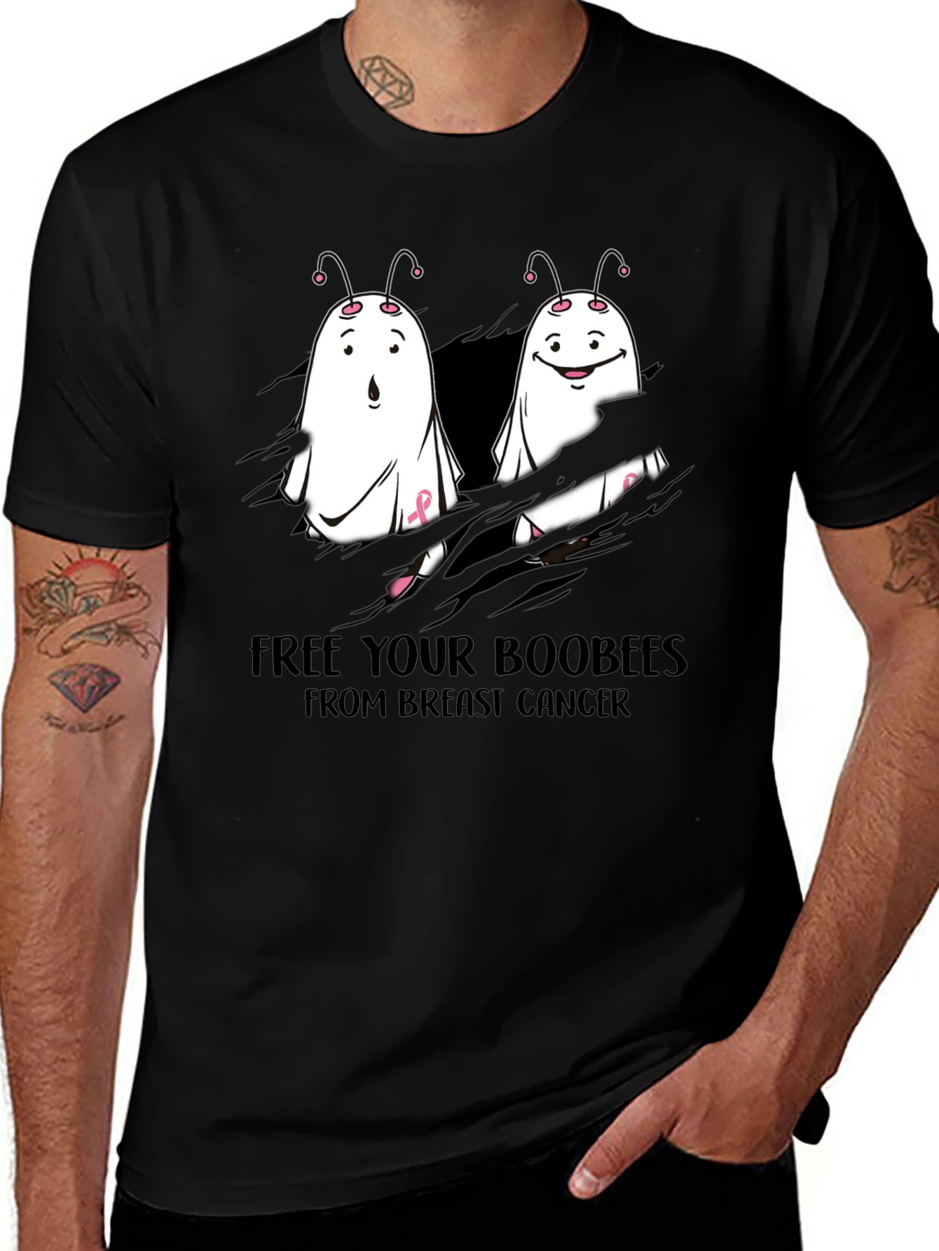 Breast Cancer Awareness Graphic Tee