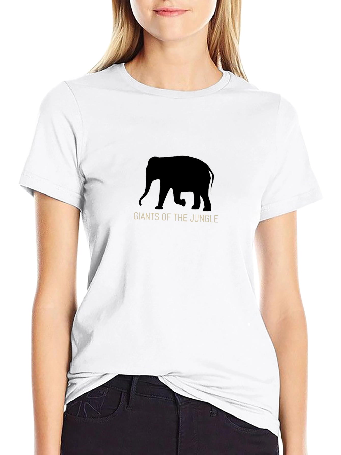 Giants of the Jungle Black Graphic Tee