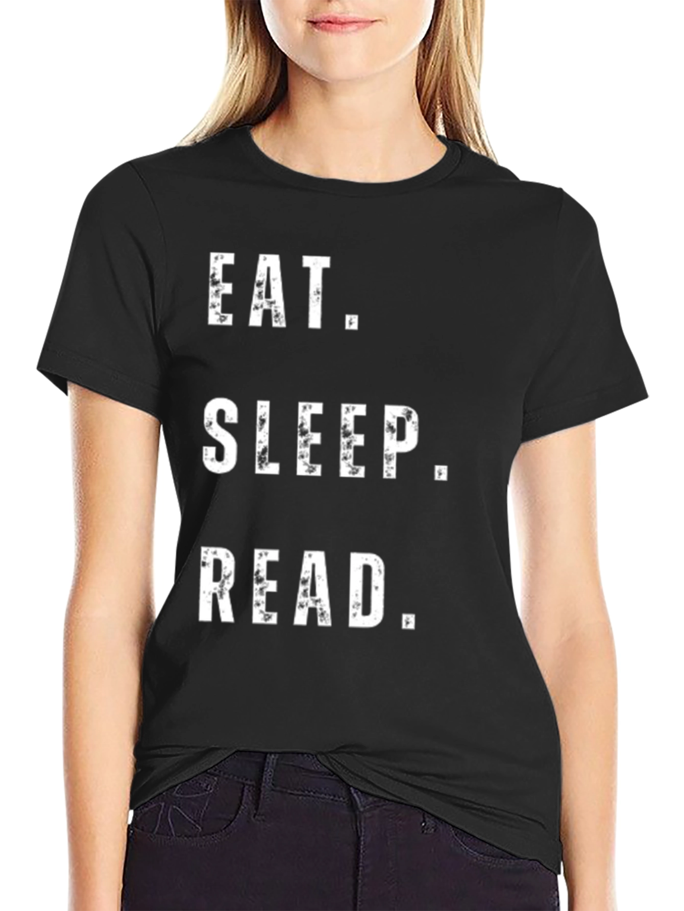 Eat Sleep Read T-Shirt - Book Lover Tee