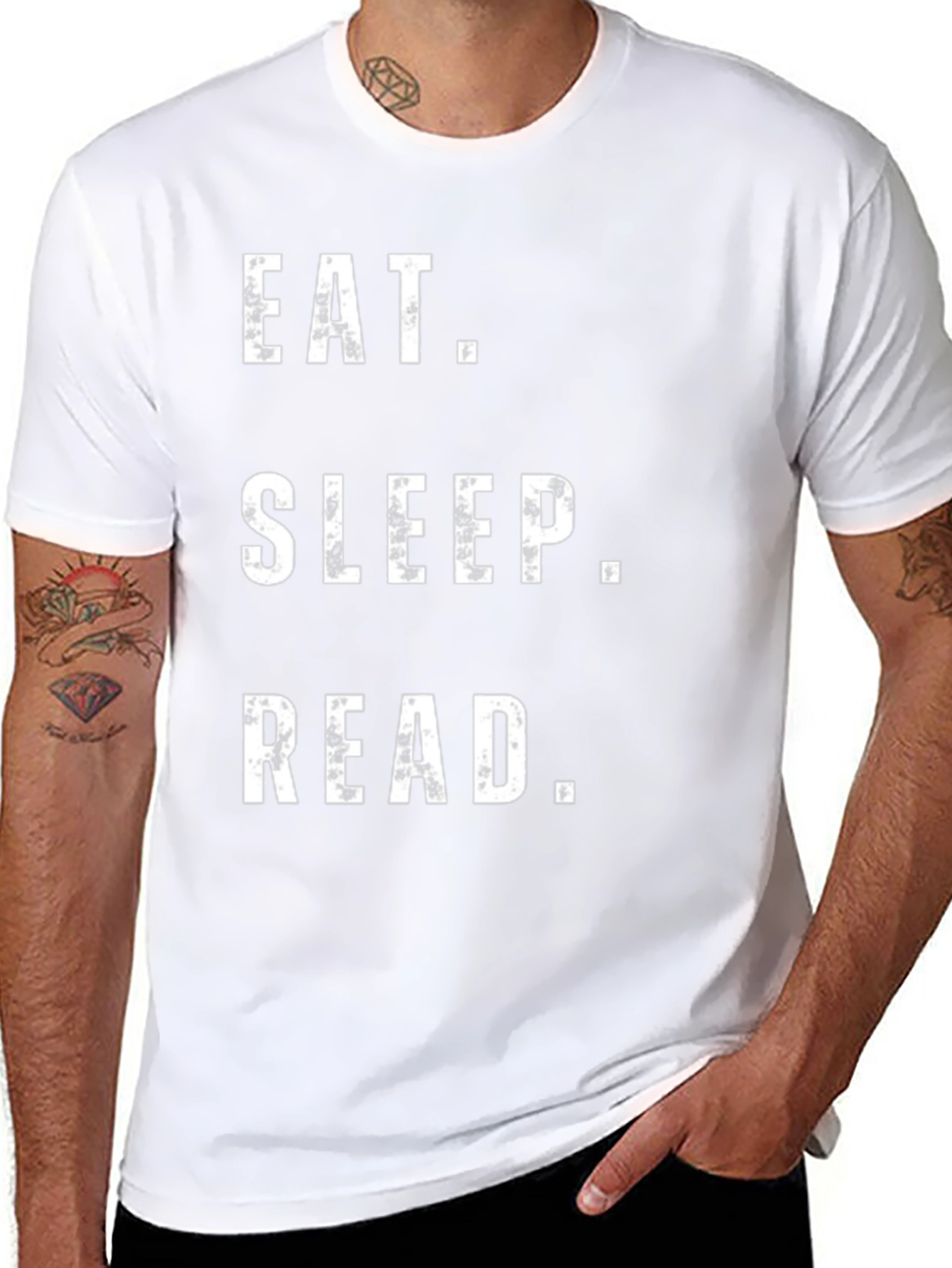 Eat Sleep Read T-Shirt - Book Lover Tee