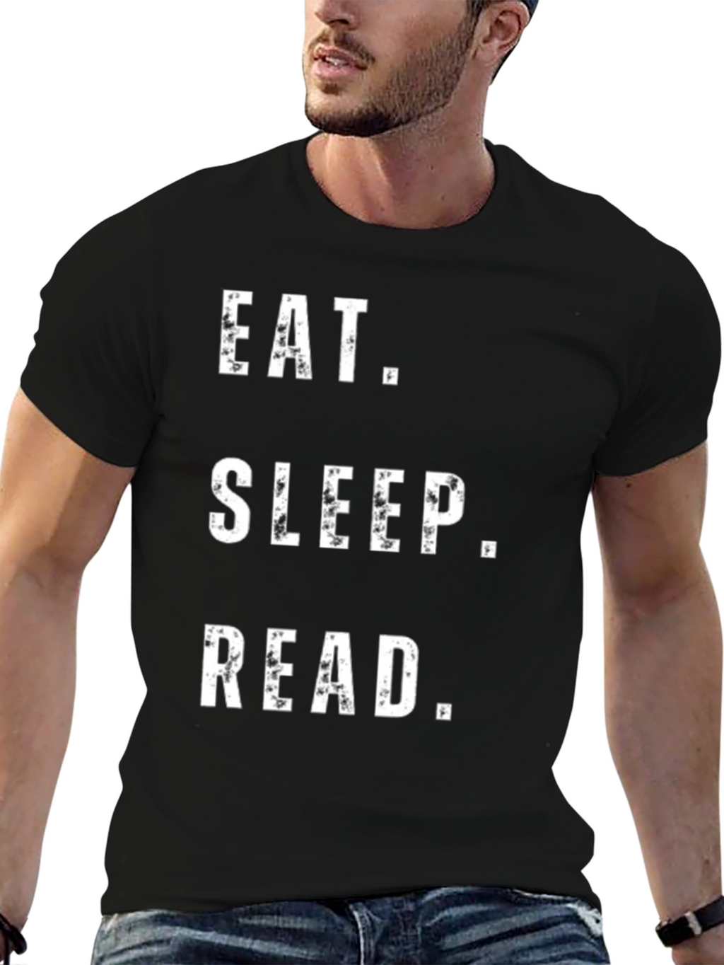 Eat Sleep Read T-Shirt - Book Lover Tee