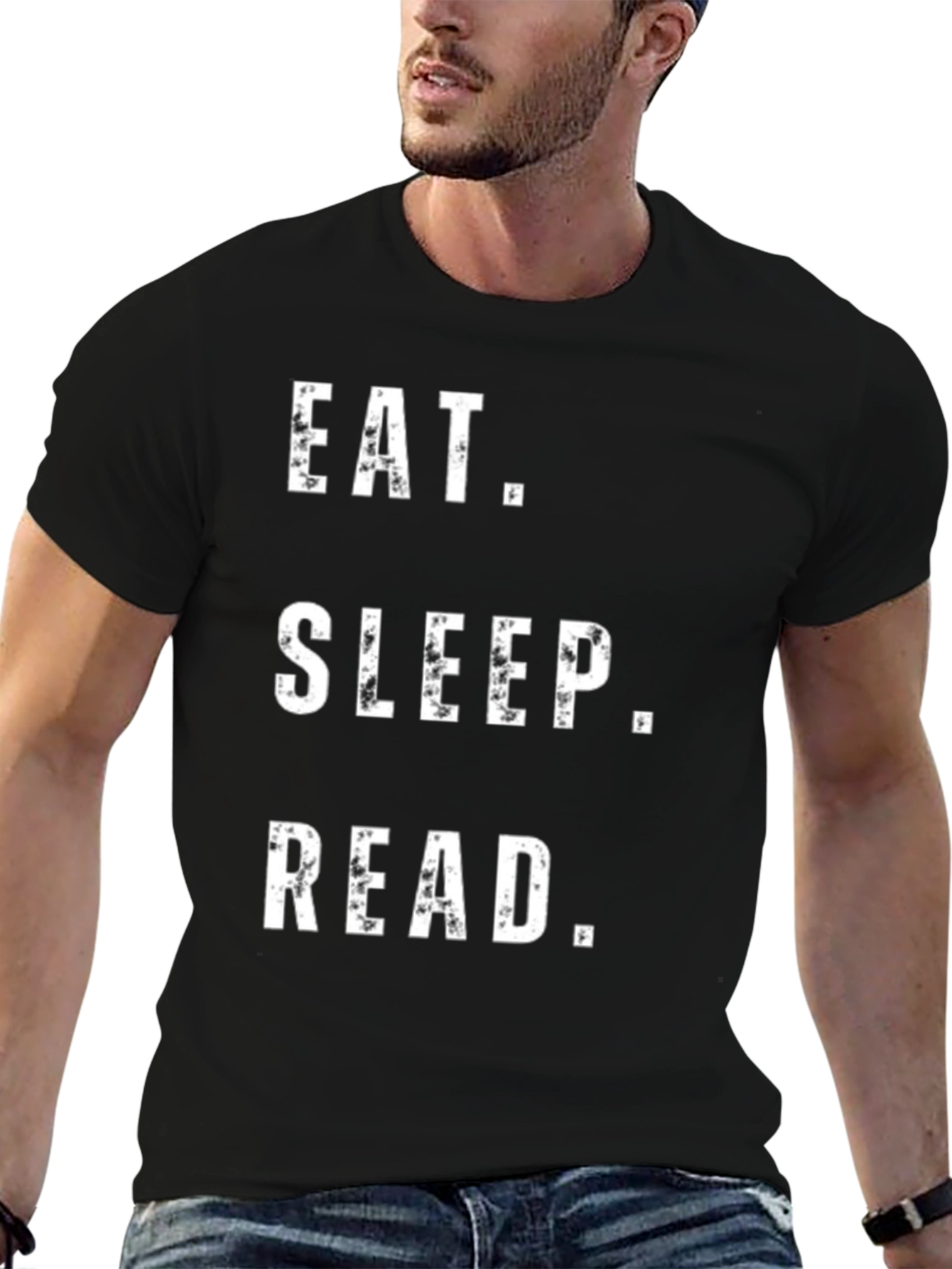 Eat Sleep Read T-Shirt - Book Lover Tee