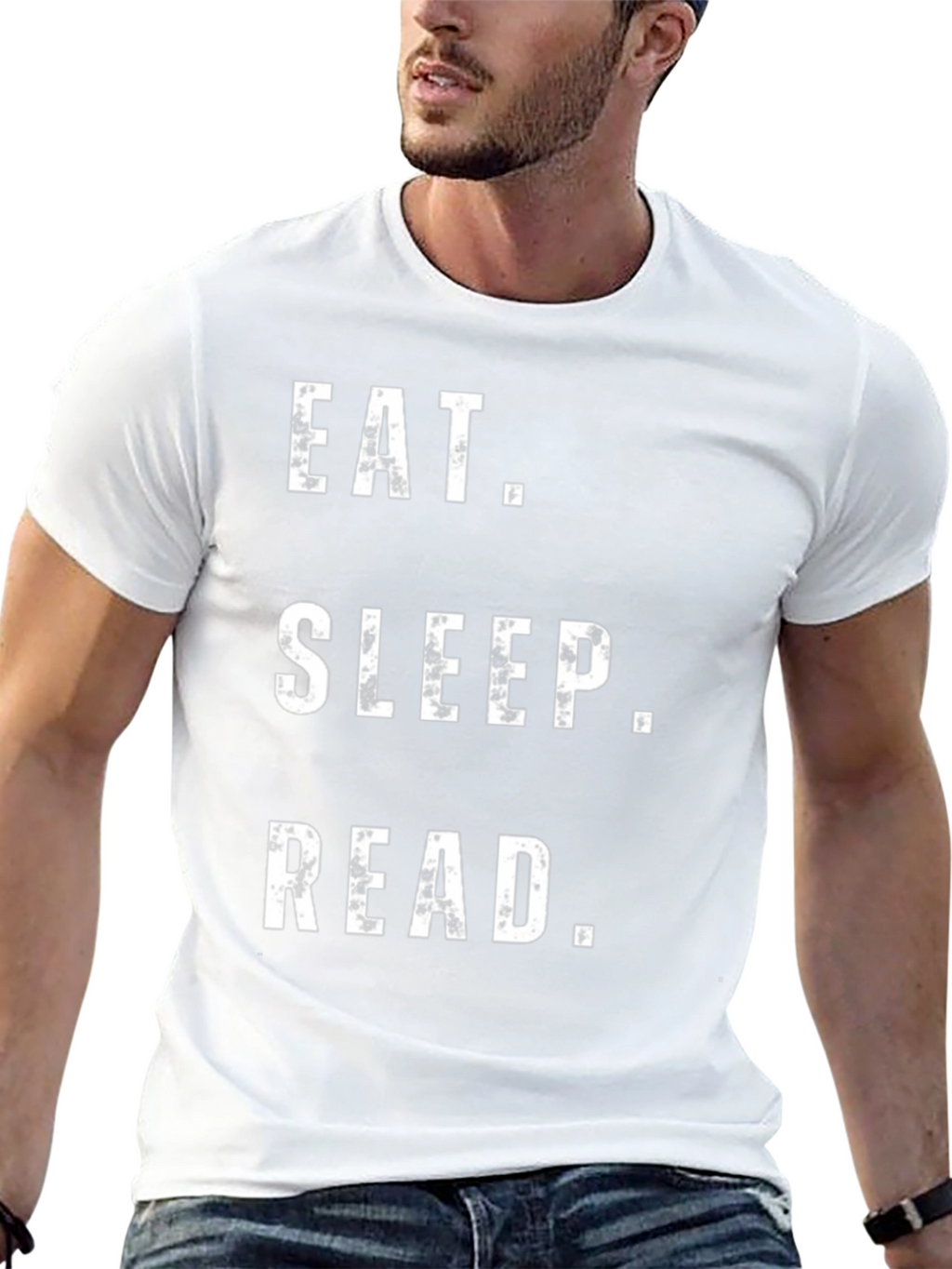 Eat Sleep Read T-Shirt - Book Lover Tee