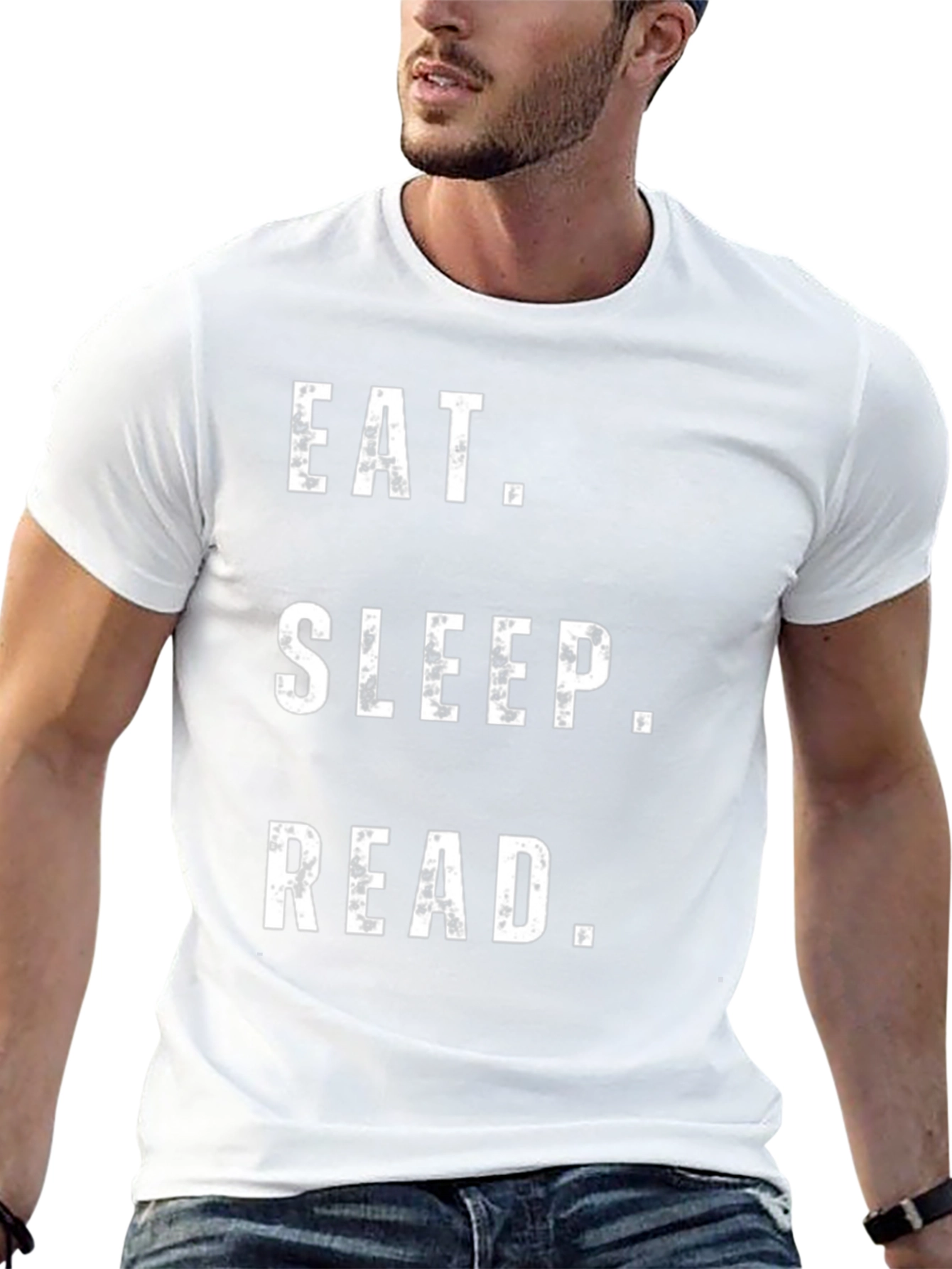 Eat Sleep Read T-Shirt - Book Lover Tee