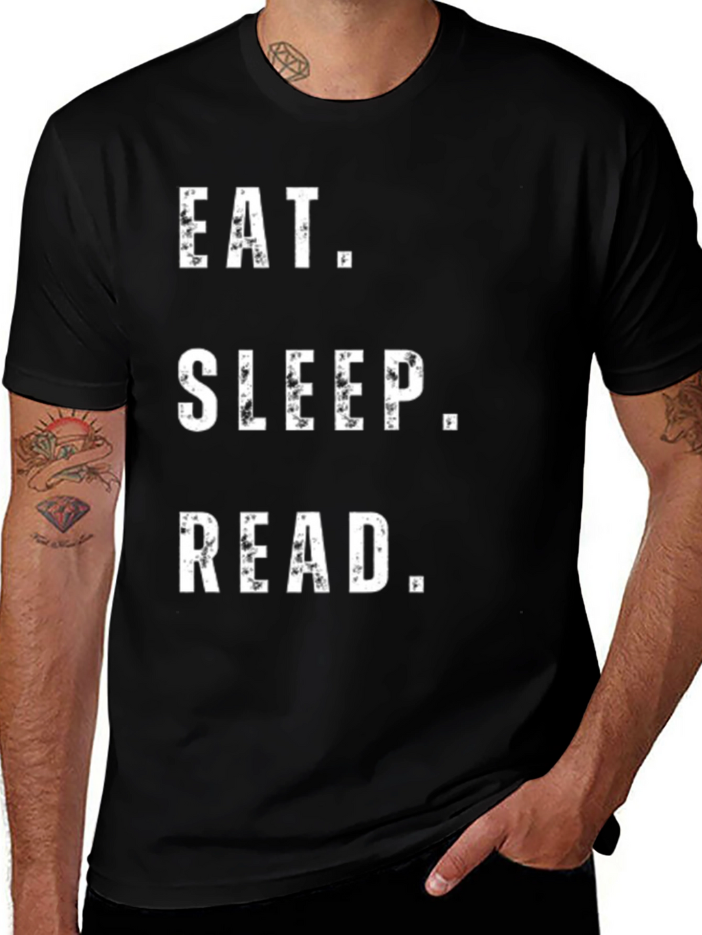 Eat Sleep Read T-Shirt - Book Lover Tee