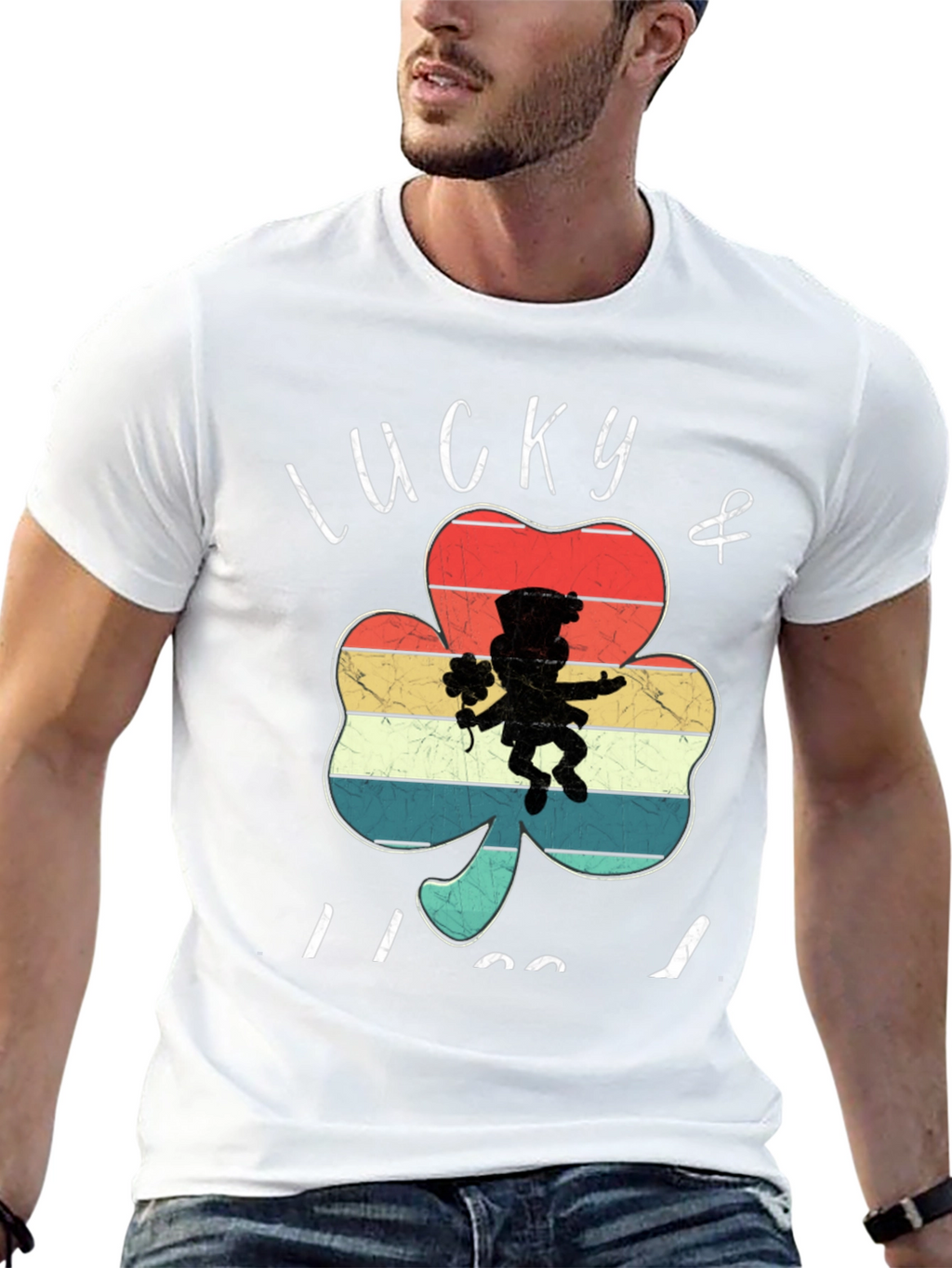 Lucky Retro Shamrock T-Shirt