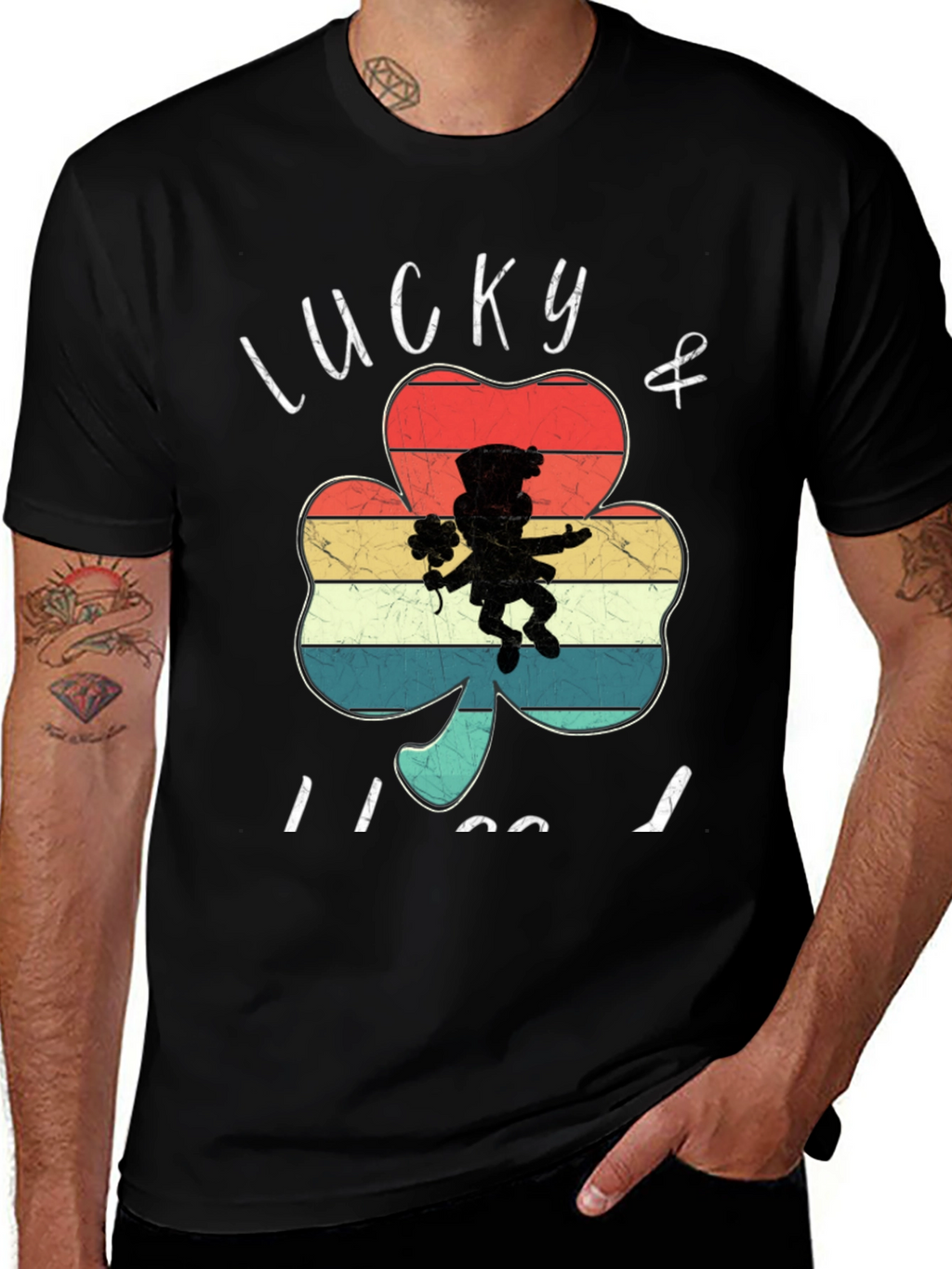 Lucky Retro Shamrock T-Shirt