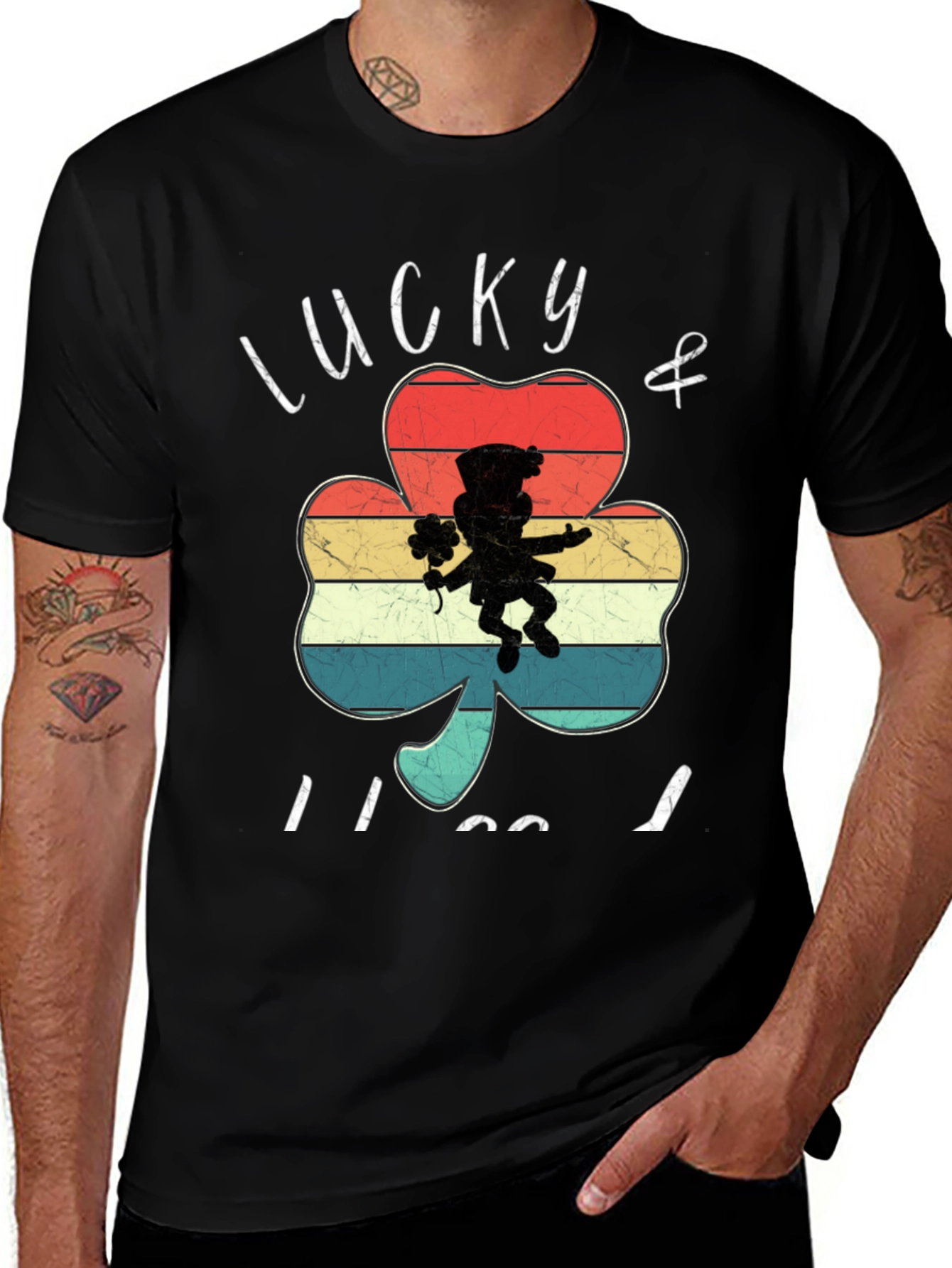 Lucky Retro Shamrock T-Shirt