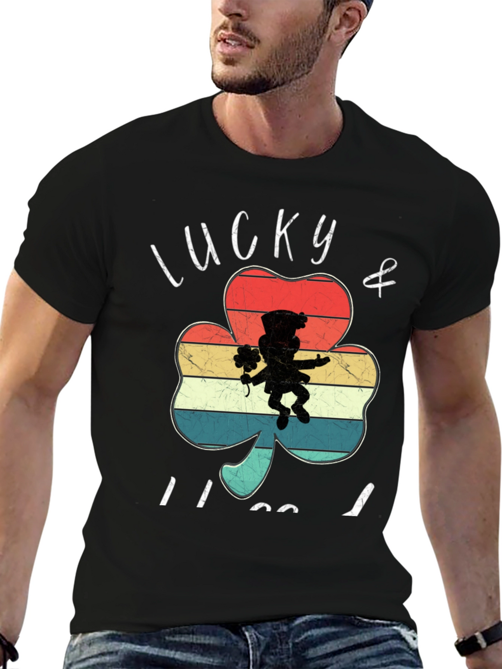 Lucky Retro Shamrock T-Shirt