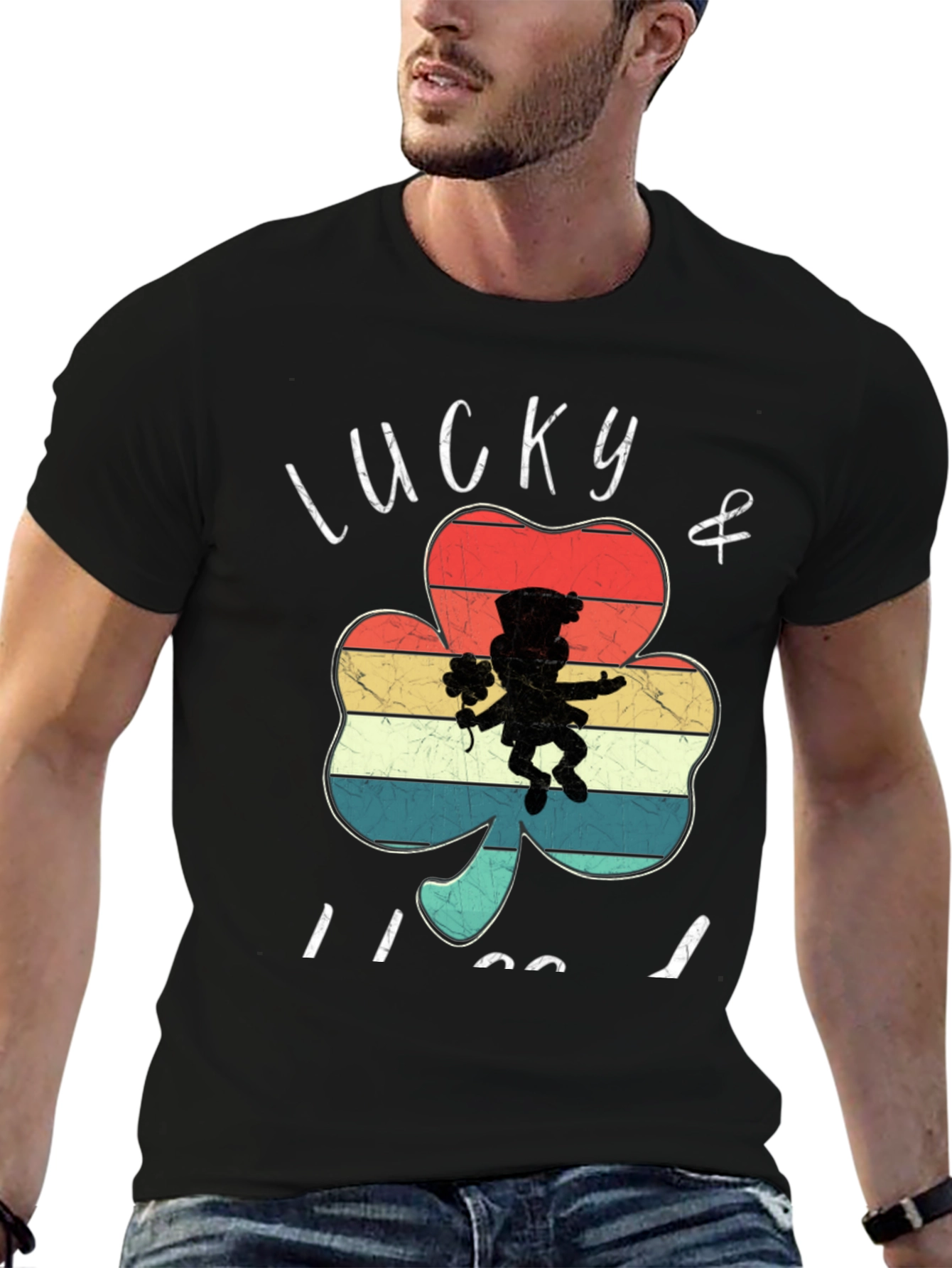 Lucky Retro Shamrock T-Shirt
