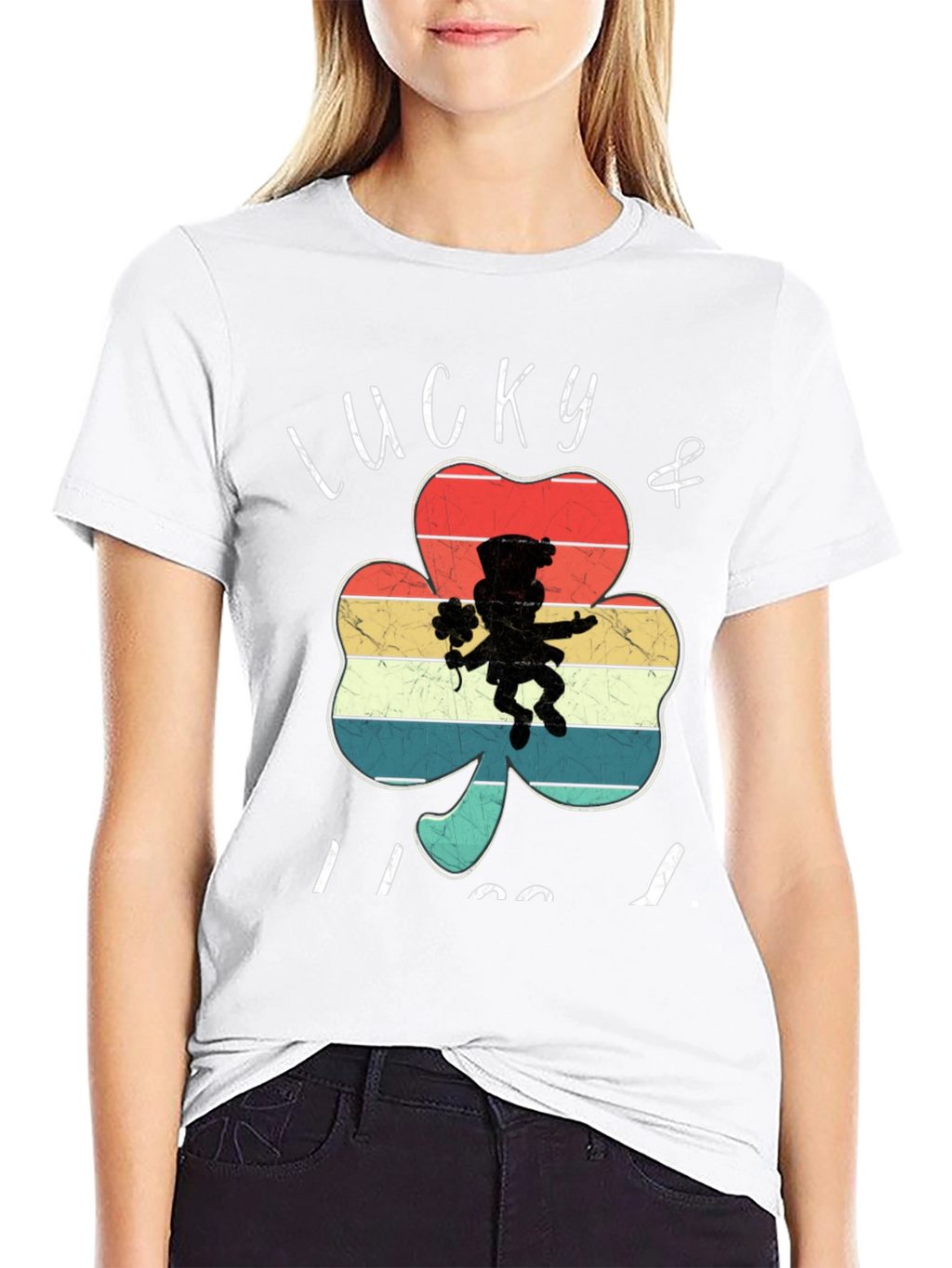 Lucky Retro Shamrock T-Shirt