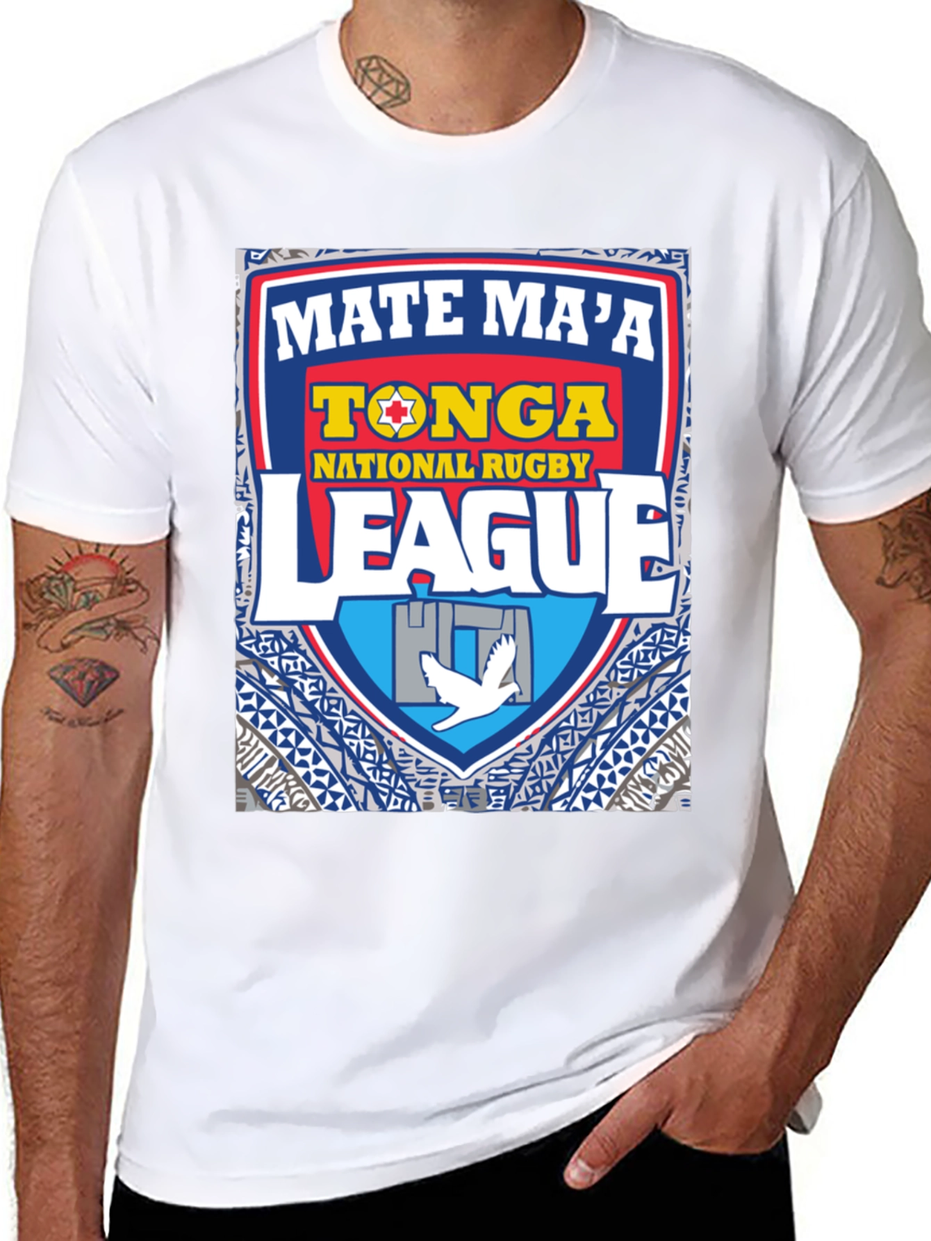 Mate Maa Tonga Rugby League T-Shirt